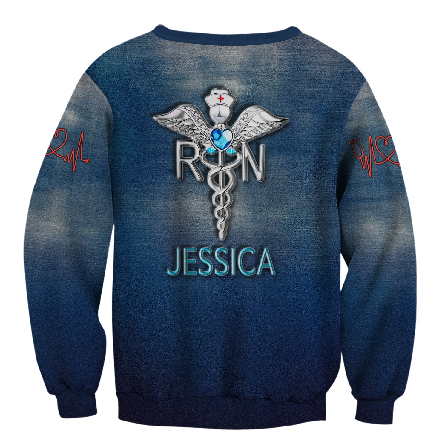 Personalized Nurse Scrub Top for Women - I Love the Person I Become Quote - Gift for Nurse RN CNA Appreciation