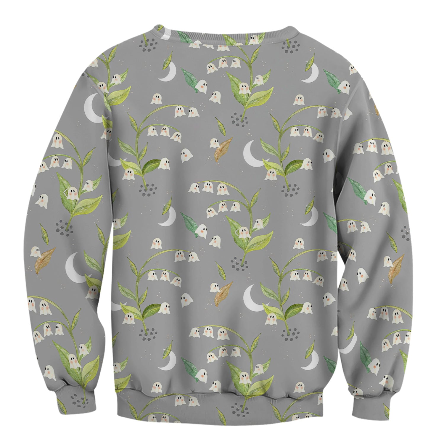 Cute Ghost Halloween Nurse Scrub Top - Lily of the Valley Shirt - Gift for Women Nurses, RN LPN & Medical Staff