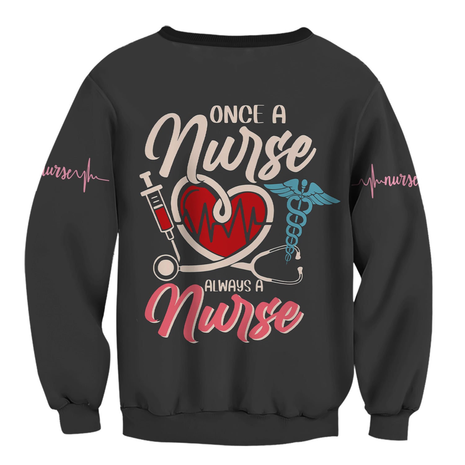 Personalized Nurse Life Shirt - Cute Pink Scrub Top Design with Medical Tools - Gift for RN LPN CNA Women