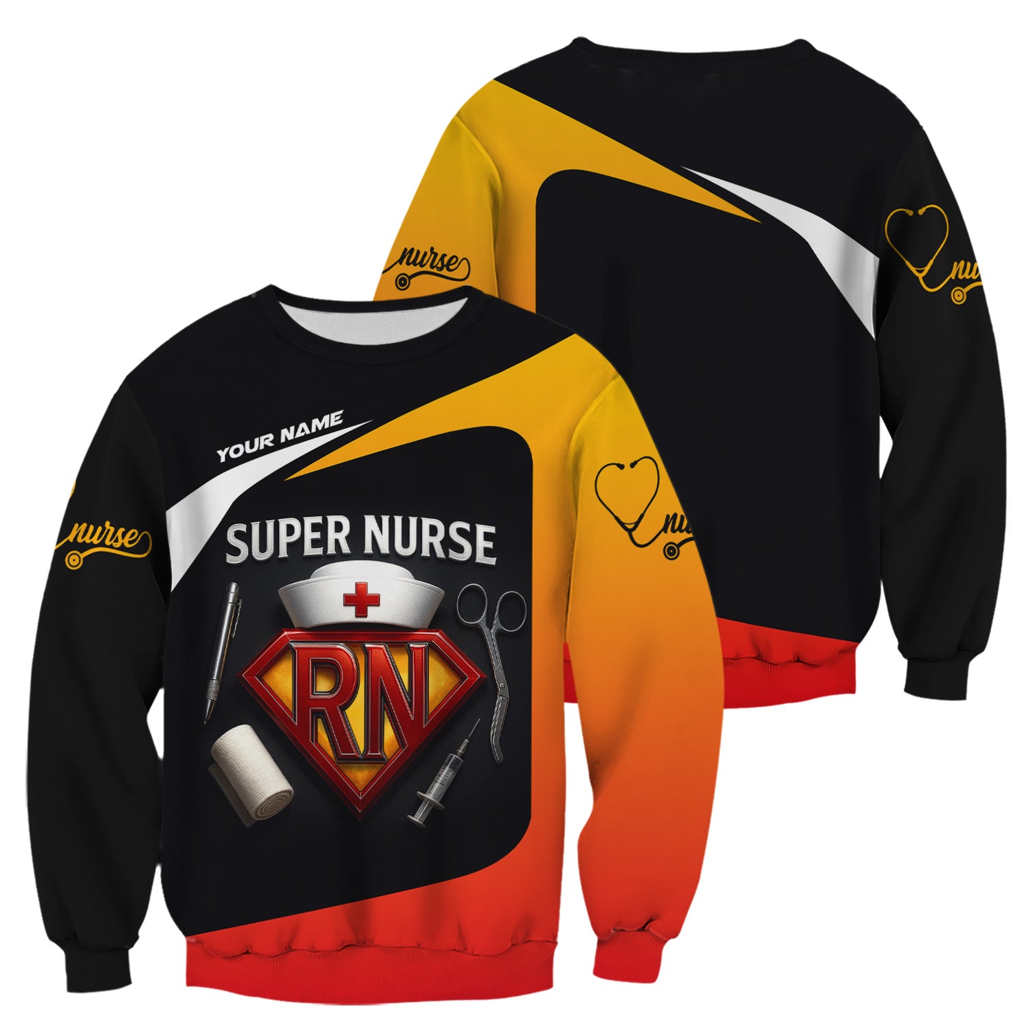 Personalized Super Nurse RN Shirt - Funny Hero Nurse Gift For Women - Gifts For A New Registered Nurse