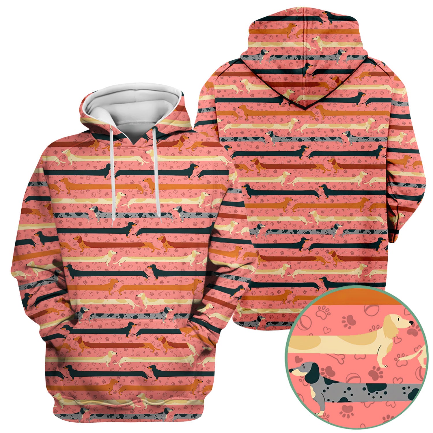 Cute Wiener Dog Scrub Top for Nurses - It’s Been a Long Day Dachshund Shirt - Fun Sausage Dog Medical Uniform Gift for Women