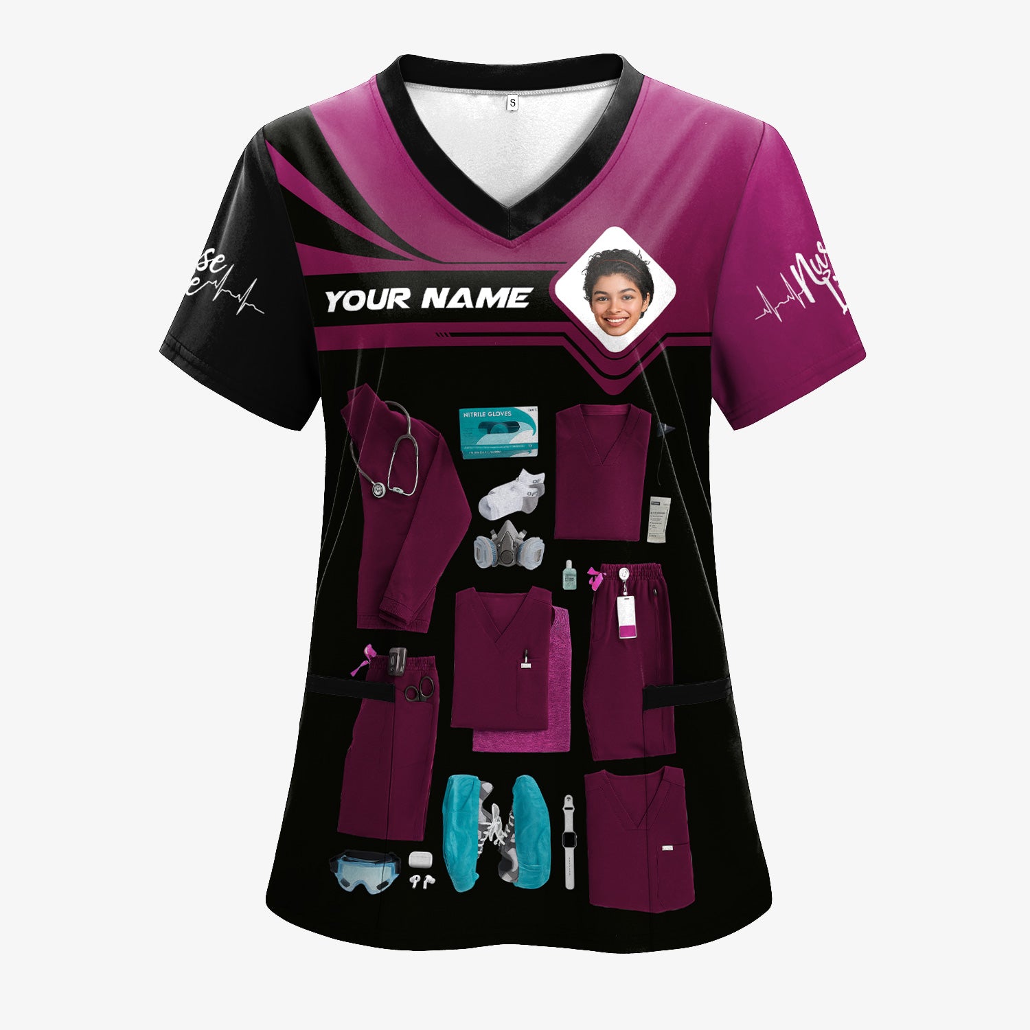Custom Oncology Nurse Shirt - In My Nurse Era Quote & Gear Graphic Design - Gift for RN LPN CNA in Oncology Field
