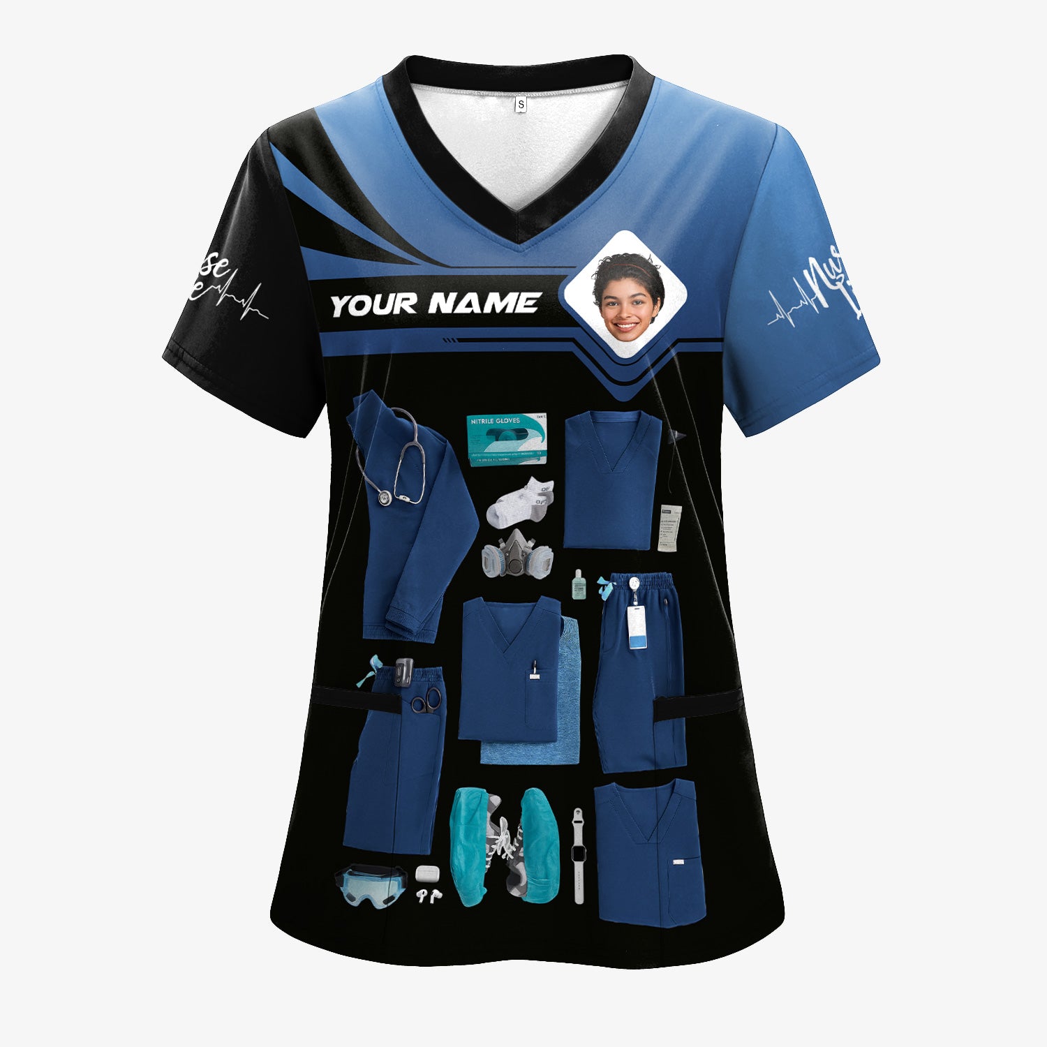 Custom Oncology Nurse Shirt - In My Nurse Era Quote & Gear Graphic Design - Gift for RN LPN CNA in Oncology Field
