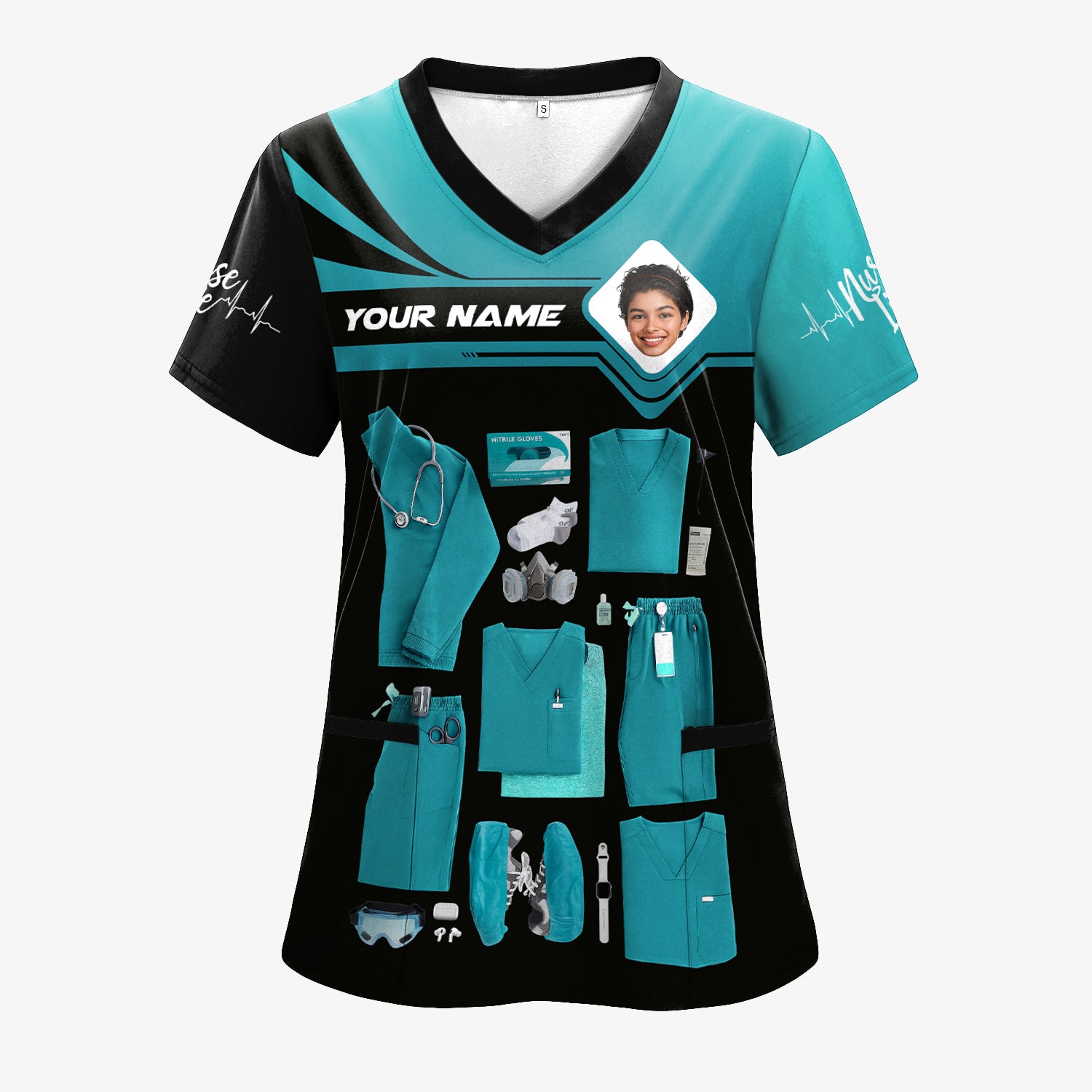 Custom Oncology Nurse Shirt - In My Nurse Era Quote & Gear Graphic Design - Gift for RN LPN CNA in Oncology Field