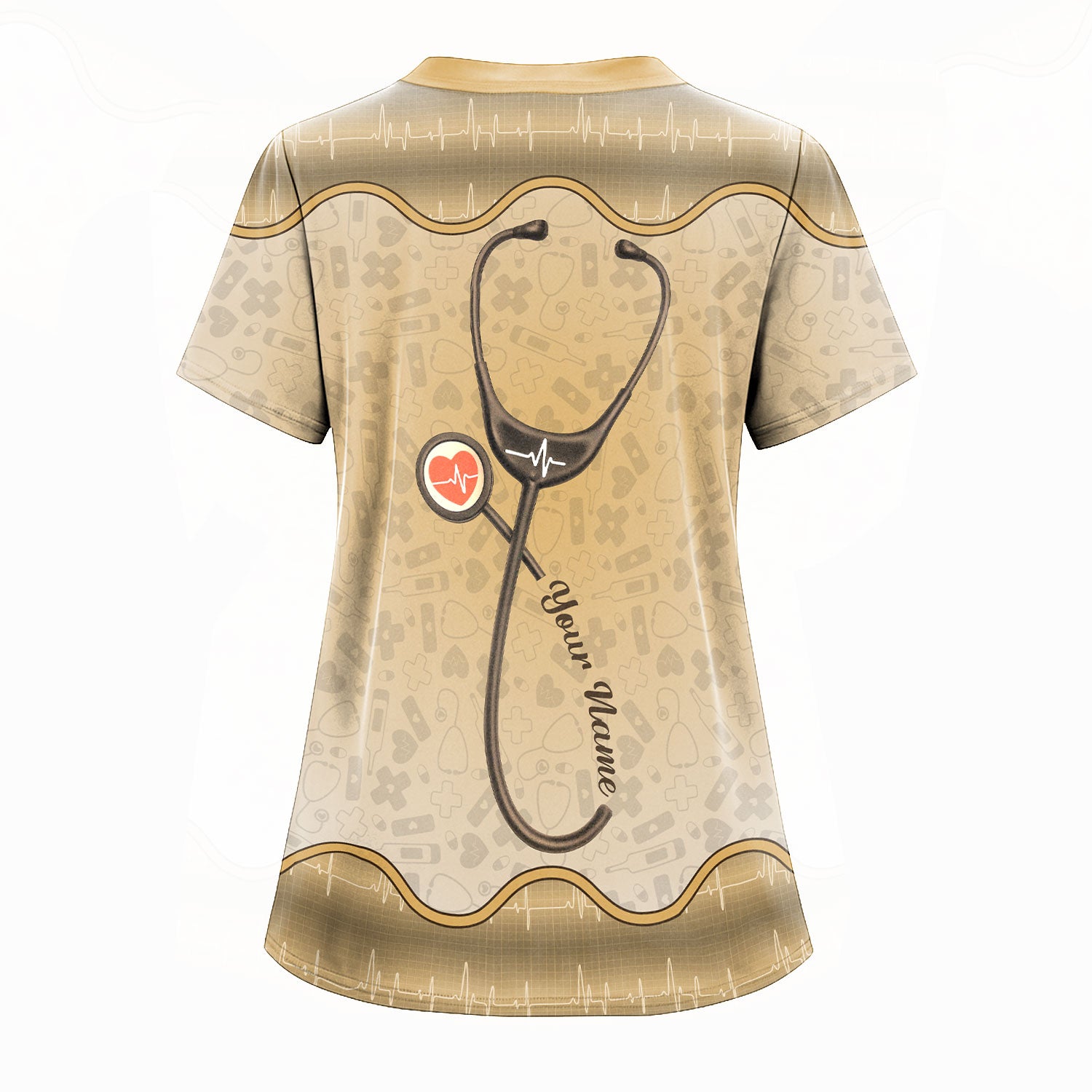 Funny Nurse Shirt with Raccoon - First Of All I'm A Delight - Personalized with Name - Cute Gift for RN CNA LPN Women in Healthcare