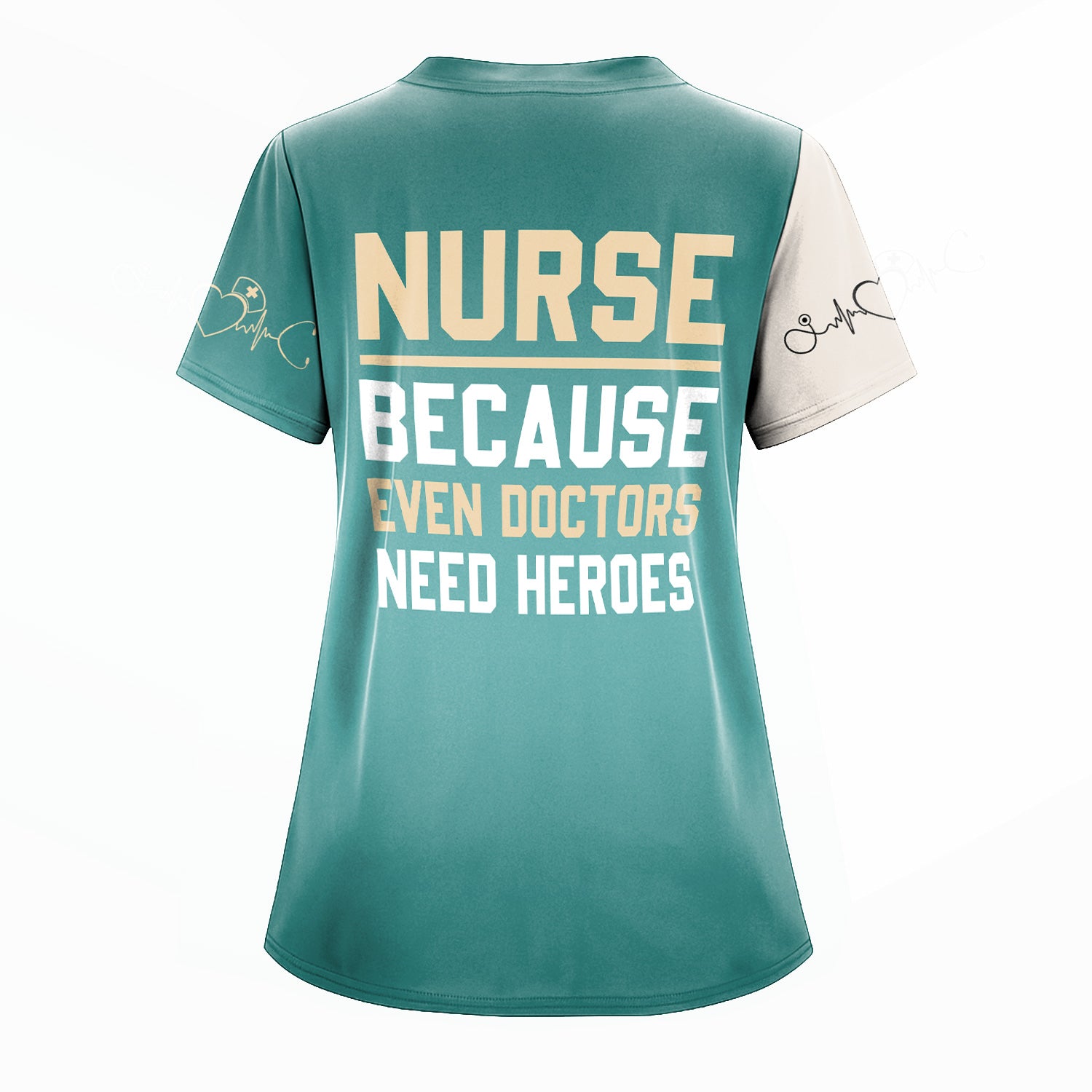 Superhero Nurse Shirt - Custom Skeleton Nurse Life Tee with Cape & Quote - Bold Gift for RN, LPN, CNA