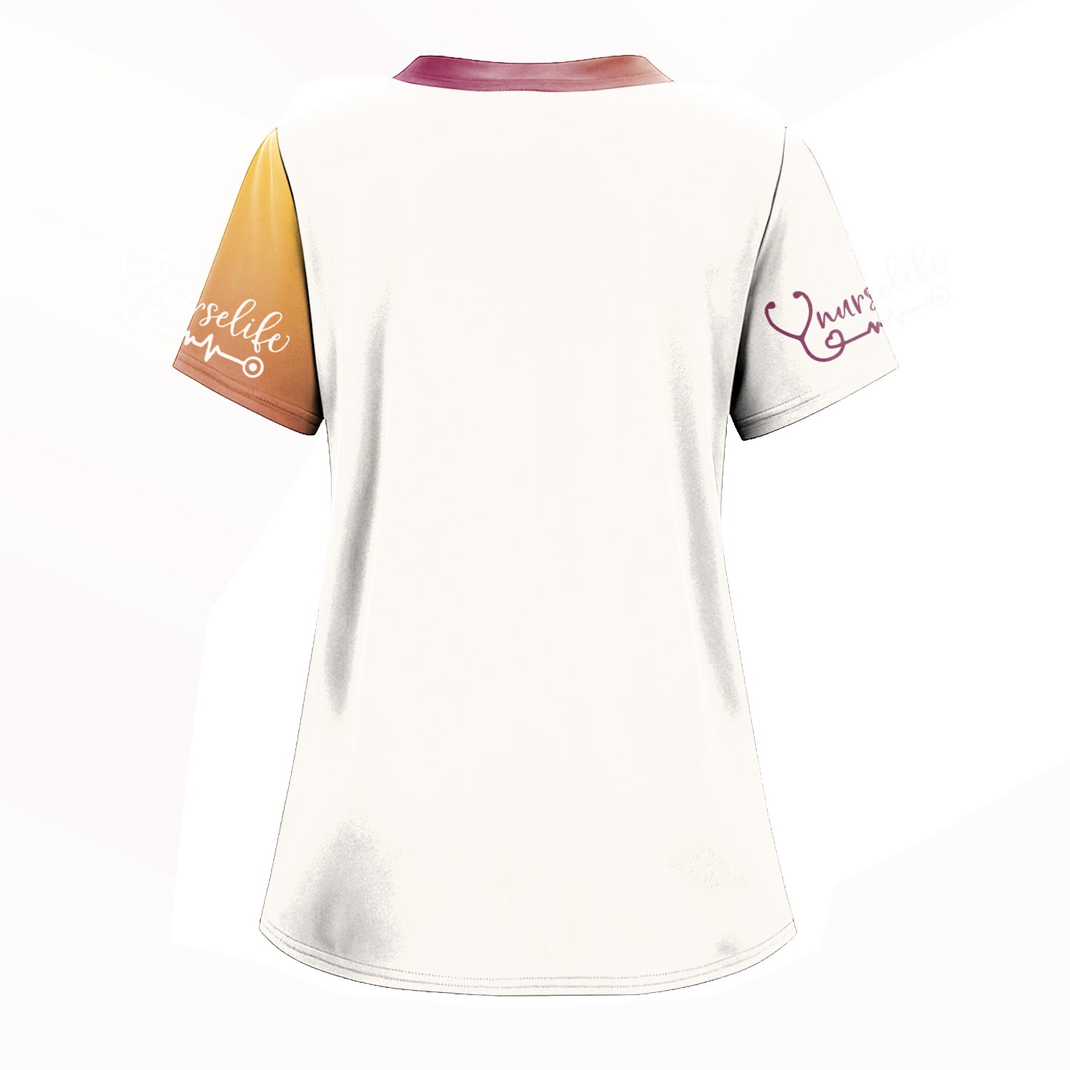 Personalized Butterfly Nurse Shirt - Nurses Earn Their Wings Everyday - Custom RN LPN CNA Uniform Top Gift for Women