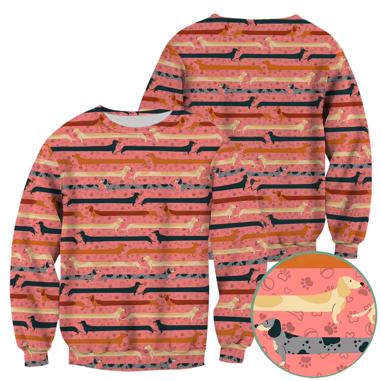Cute Wiener Dog Scrub Top for Nurses - It’s Been a Long Day Dachshund Shirt - Fun Sausage Dog Medical Uniform Gift for Women
