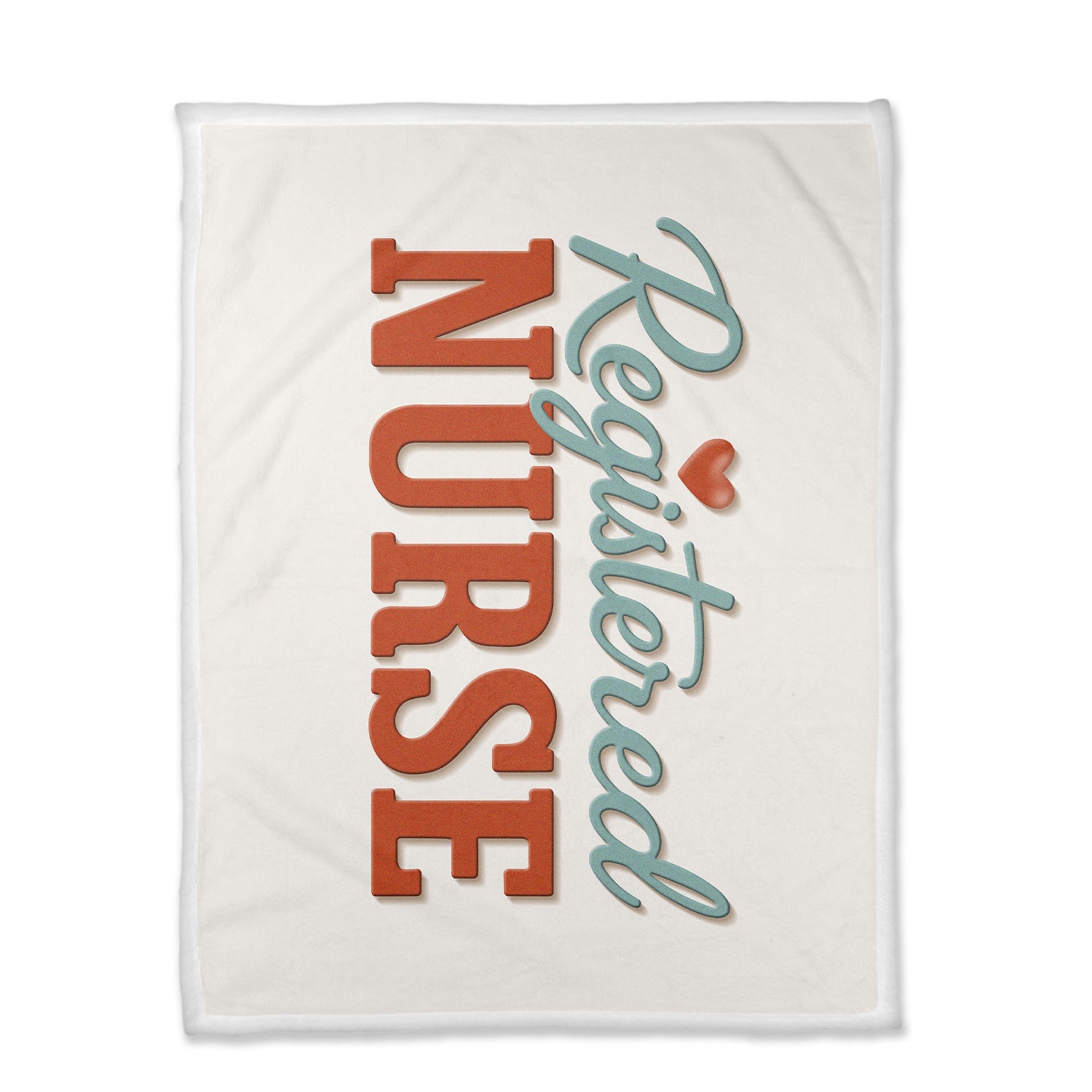 Personalized Registered Nurse Blanket - Custom RN Gift - Soft Throw Blanket for Nurses, LPNs, Healthcare Workers, and Medical Professionals