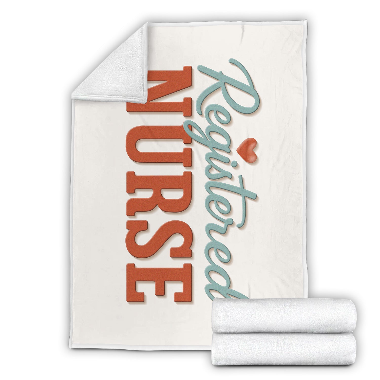 Personalized Registered Nurse Blanket - Custom RN Gift - Soft Throw Blanket for Nurses, LPNs, Healthcare Workers, and Medical Professionals