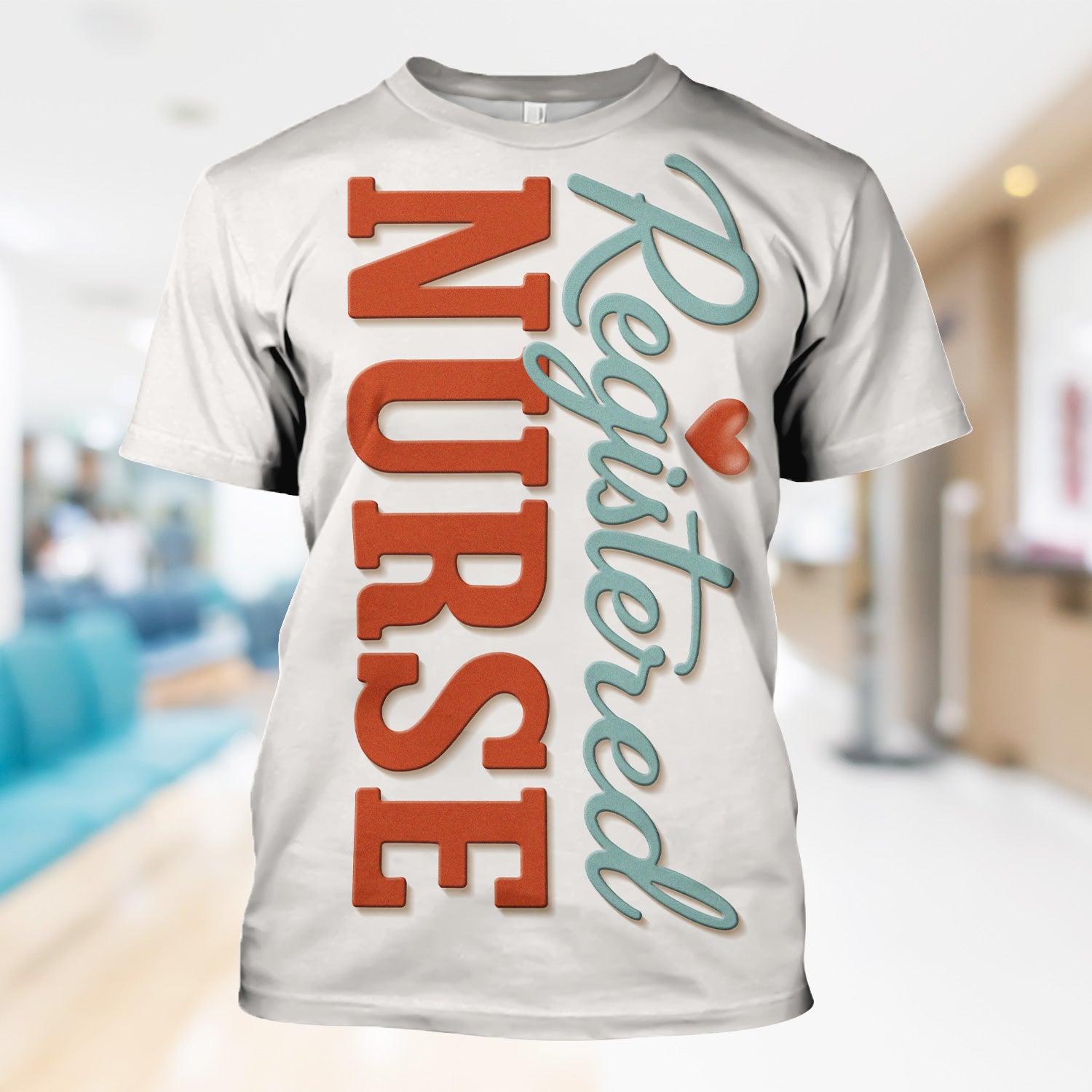 Personalized Registered Nurse Shirt - Custom RN Love Design - Gifts for Nurses, LPNs, and Healthcare Workers