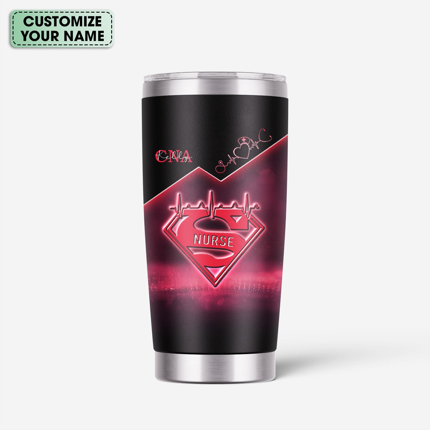 Funny Nurse Tumbler 5 Things You Should Know - Personalized CNA RN LPN Stainless Steel Mug - Gift for Healthcare Worker