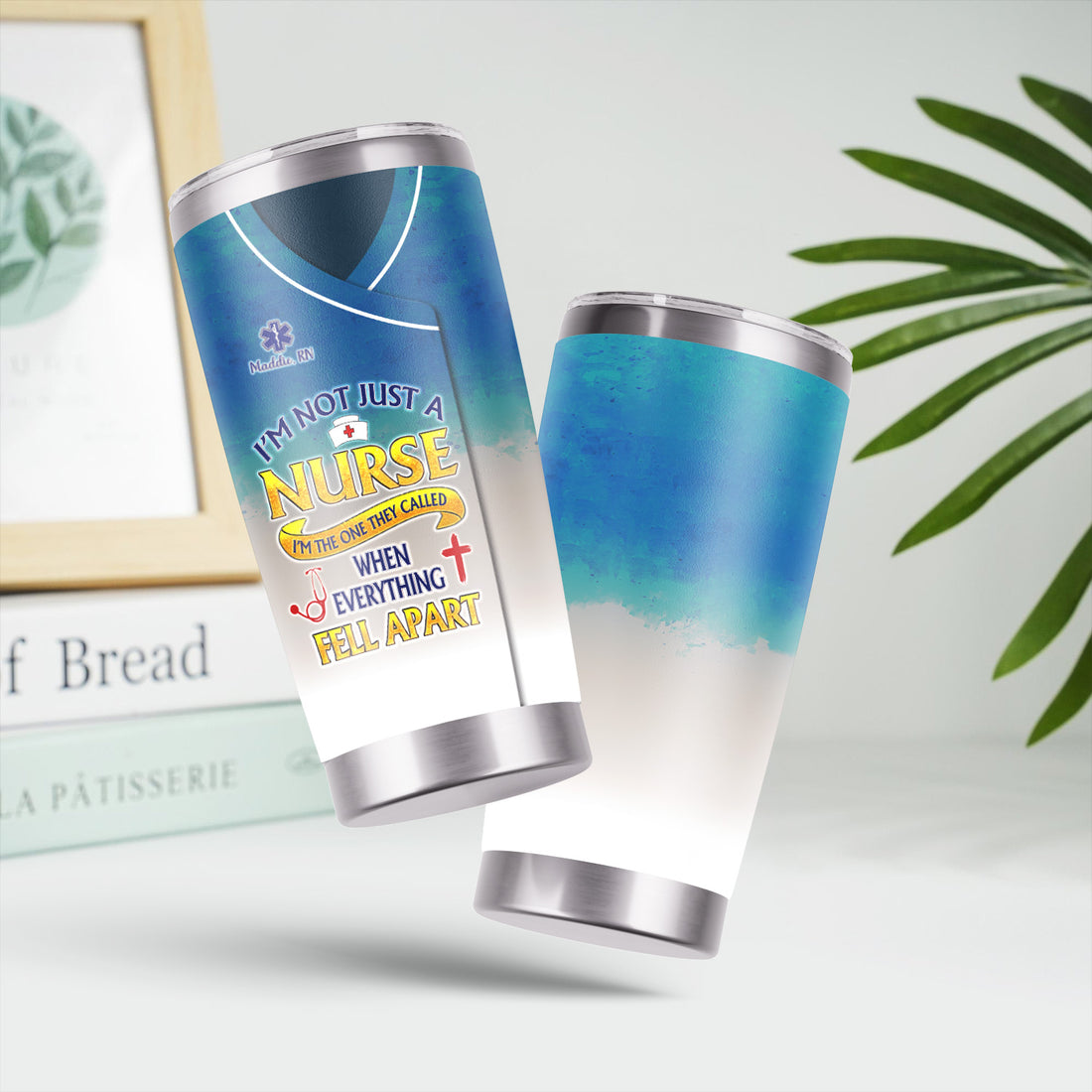 Custom ER Nurse Tumbler - I'm The One They Called When Everything Fell Apart - Gift for Women RN LPN