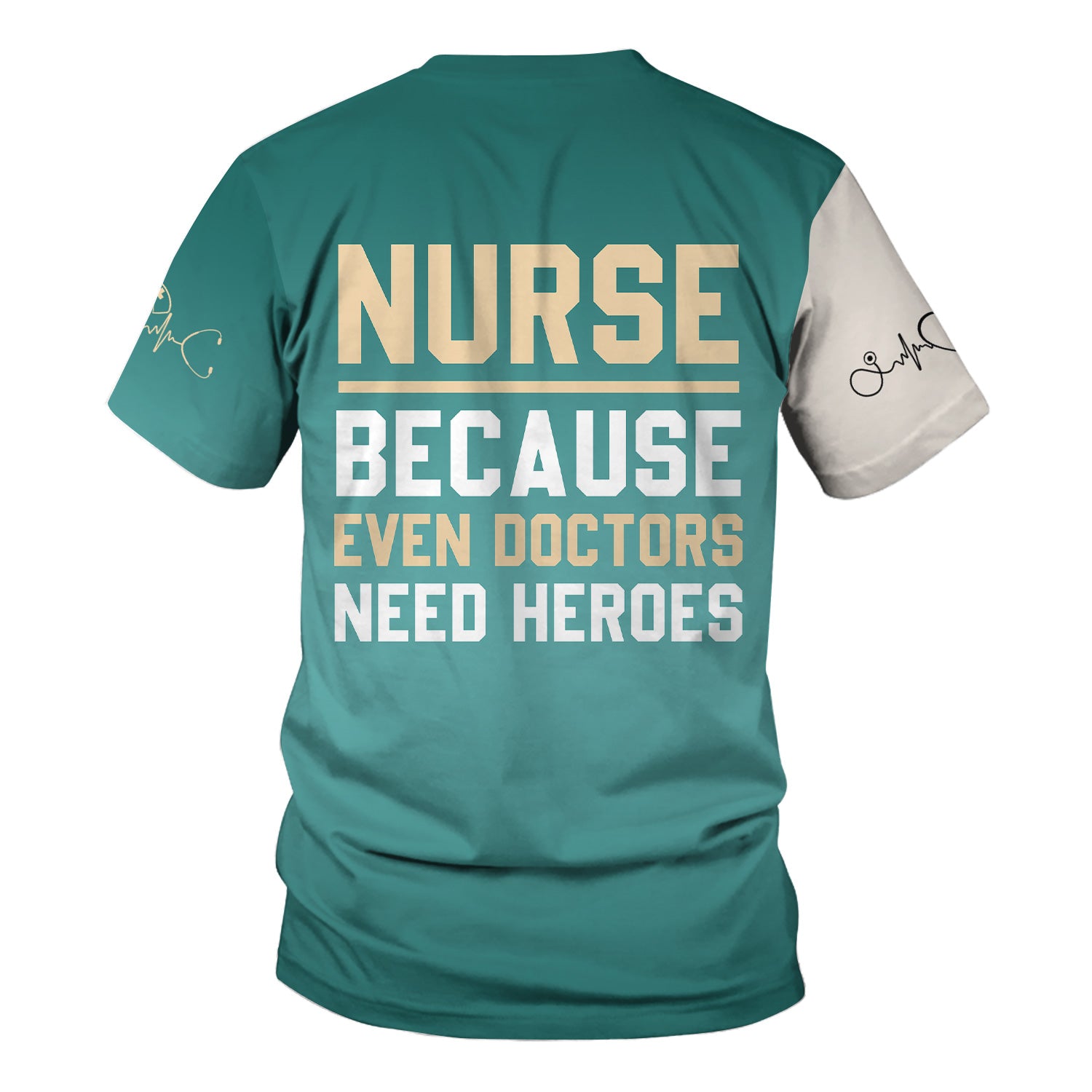 Superhero Nurse Shirt - Custom Skeleton Nurse Life Tee with Cape & Quote - Bold Gift for RN, LPN, CNA