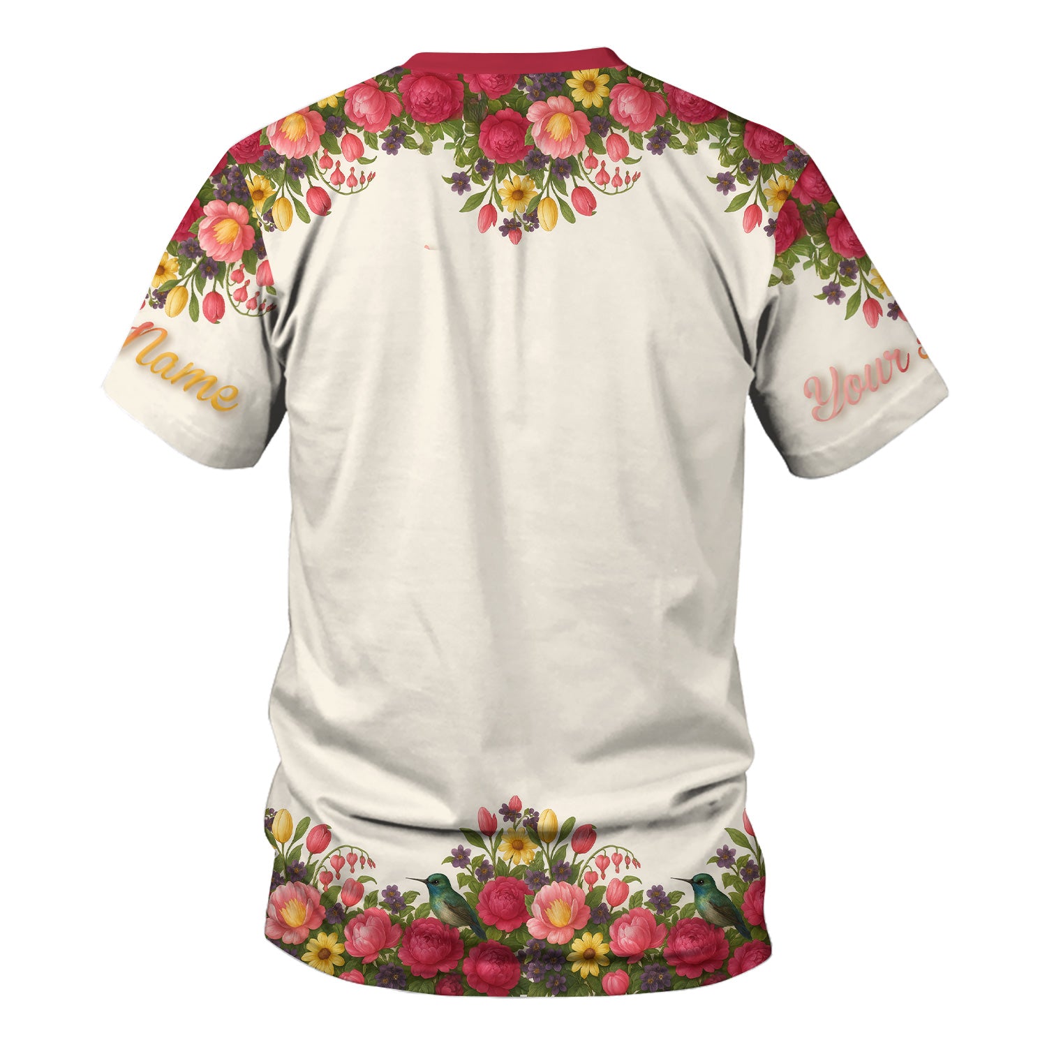 Funny Unicorn Nurse Shirt - Custom Name Floral Magical Design RN LPN CNA - Gift for Nursing Teams & Healthcare Professionals