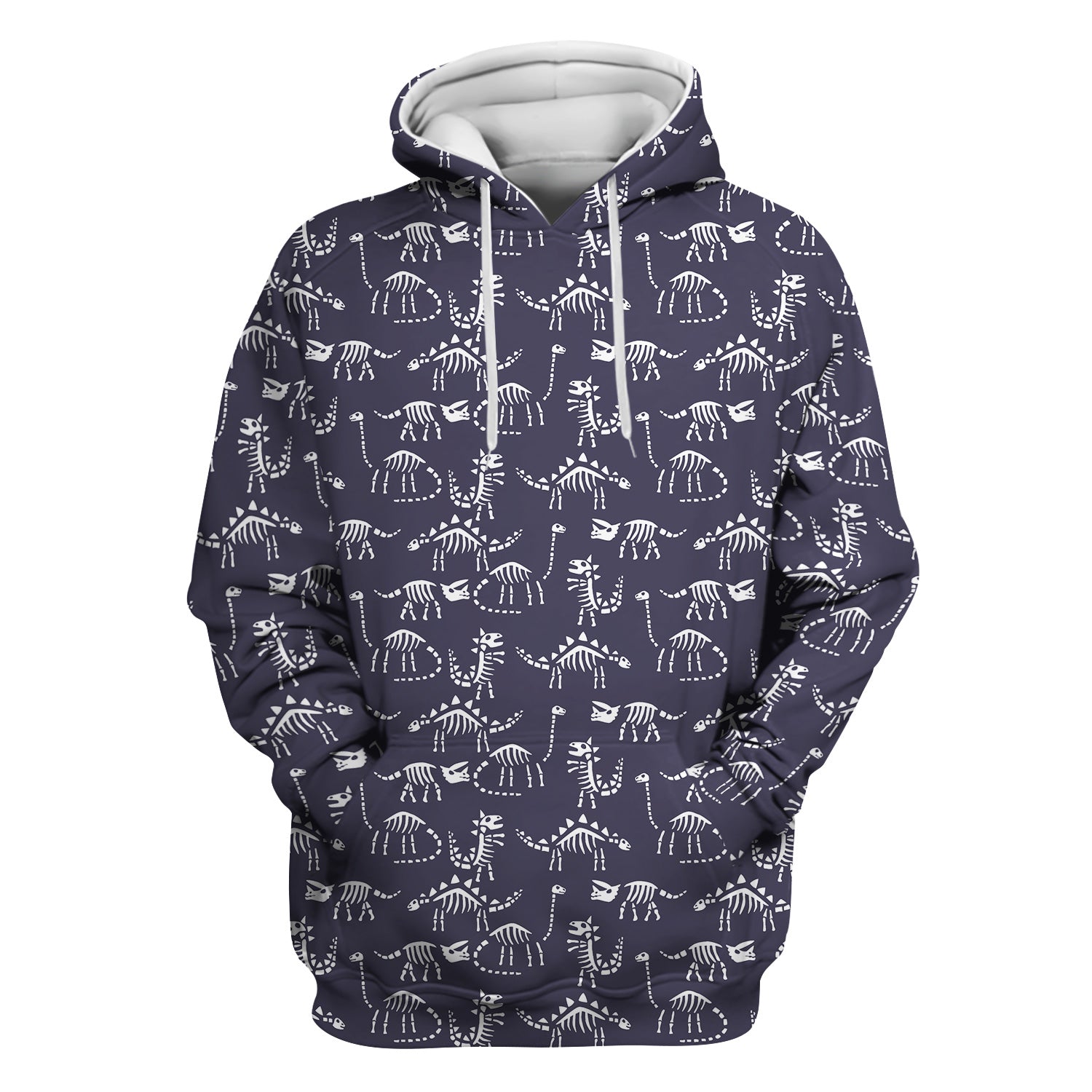 Cute Dinosaur Fossil Shirt for Nurses - T-Rex & Stegosaurus Skeleton Pattern - RN LPN CNA Healthcare Workers Gift