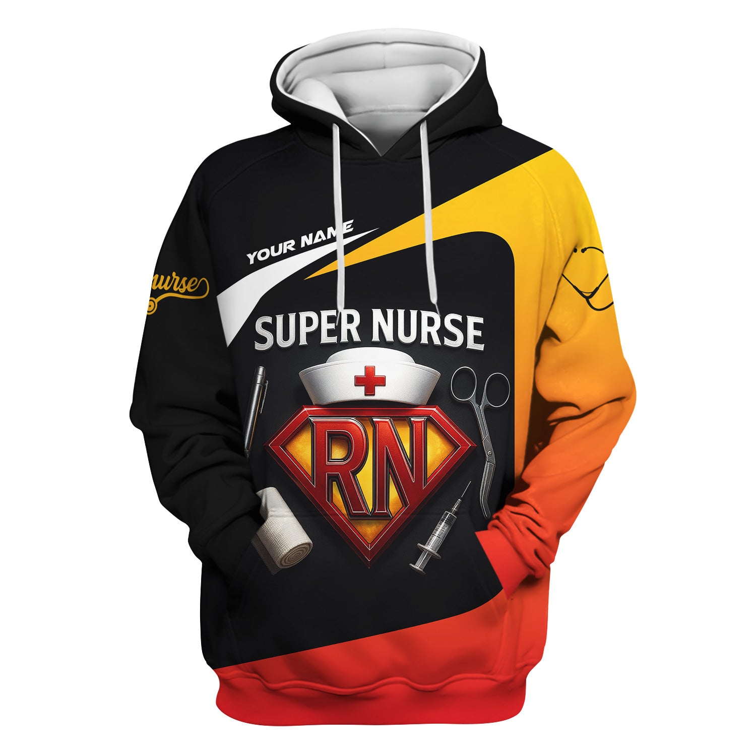 Personalized Super Nurse RN Shirt - Funny Hero Nurse Gift For Women - Gifts For A New Registered Nurse