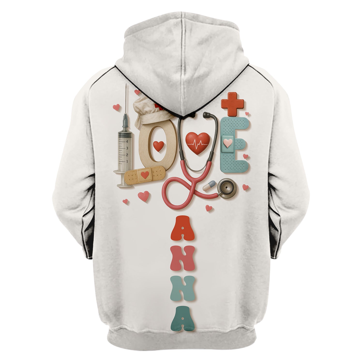 Personalized Registered Nurse Shirt - Custom RN Love Design - Gifts for Nurses, LPNs, and Healthcare Workers