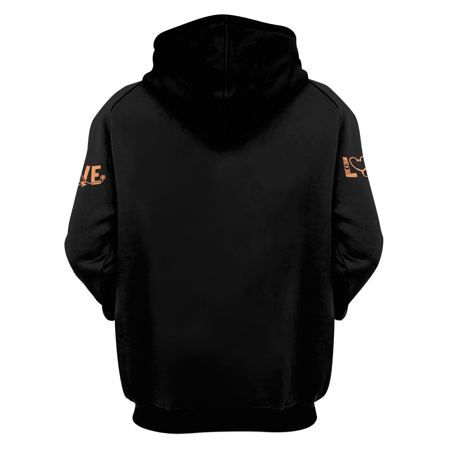 Personalized Nurse Scrub Top for Women - Black Queen With A Nursing Degree - RN LPN CNA Healthcare Workers Gift