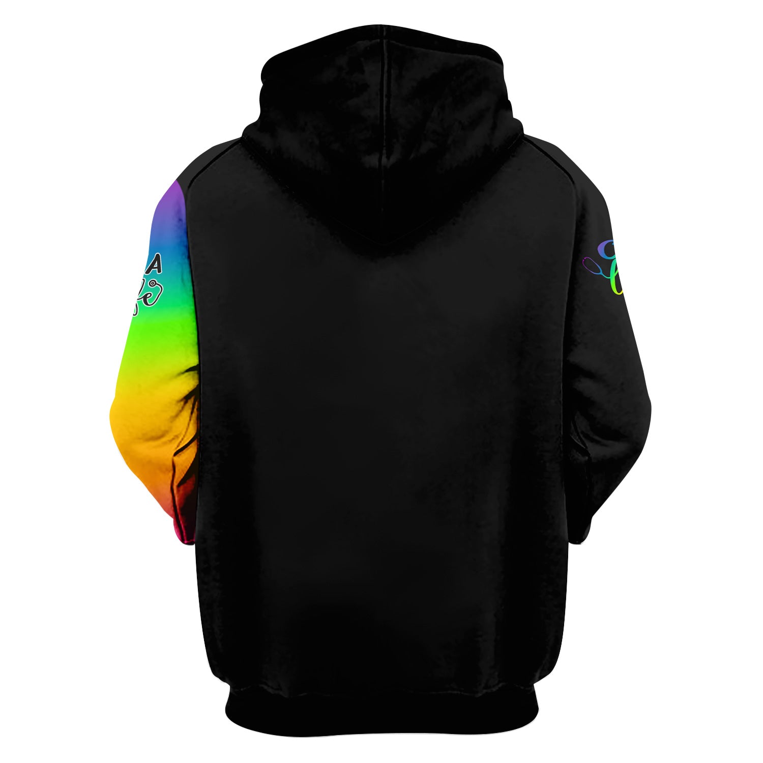 Custom Rainbow CNA Nurse Shirt - Stethoscope Heart & Caduceus Design - Gift for RN LPN Healthcare Workers