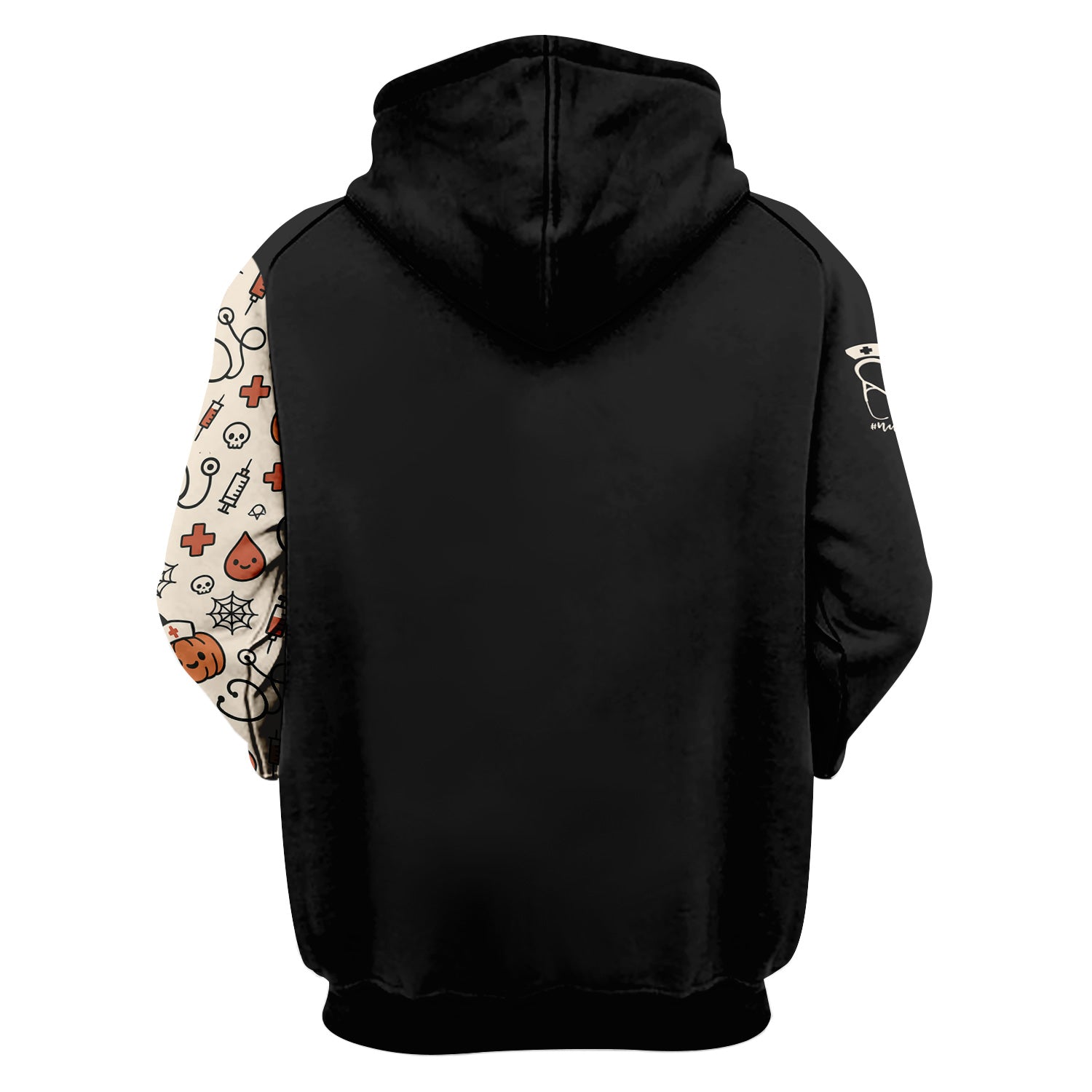 Personalized Funny Halloween Nurse Scrub Top - I Will Stab You Ghost with Syringe for Women RN LPN CNA - Gift for Healthcare Worker