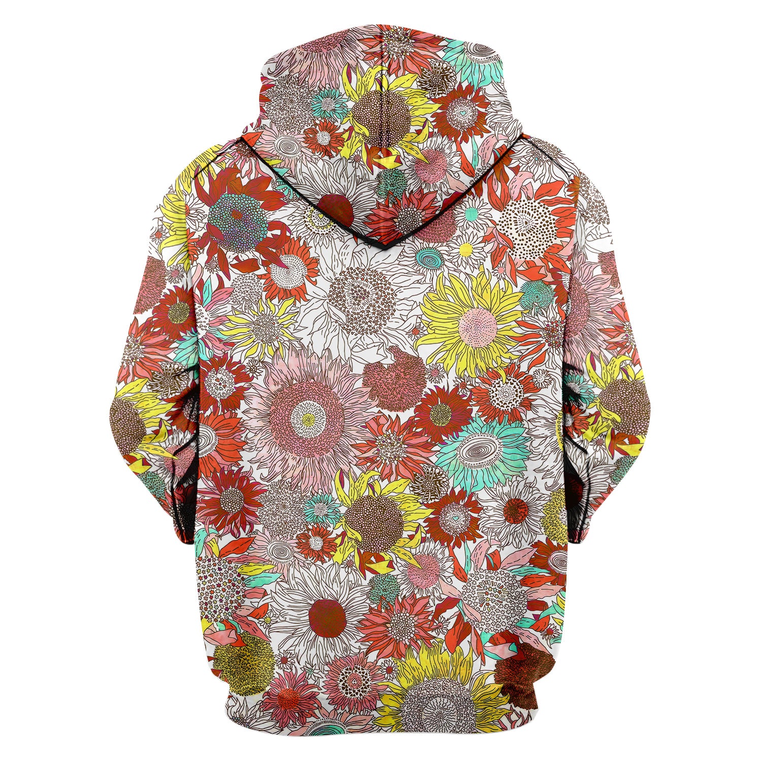Women's Floral Medical Scrub Shirt - Bright Sunflower Pattern for RN LPN CNA - Cute Gift for Nurses & Healthcare Professionals