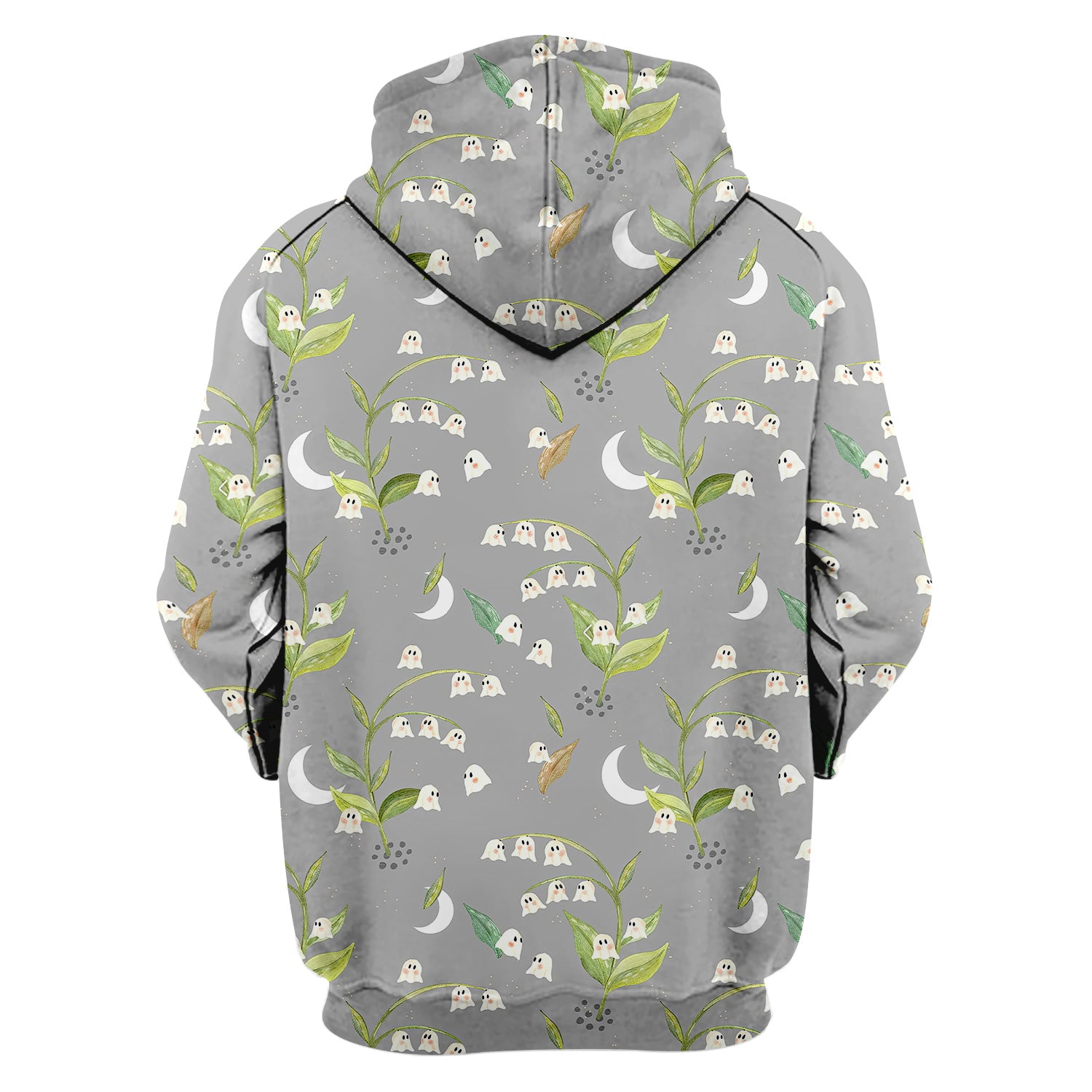 Cute Ghost Halloween Nurse Scrub Top - Lily of the Valley Shirt - Gift for Women Nurses, RN LPN & Medical Staff