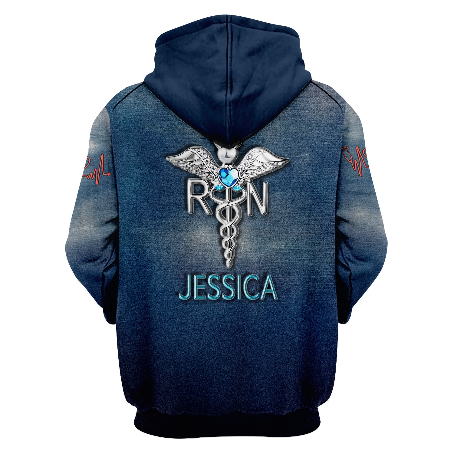 Personalized Nurse Scrub Top for Women - I Love the Person I Become Quote - Gift for Nurse RN CNA Appreciation