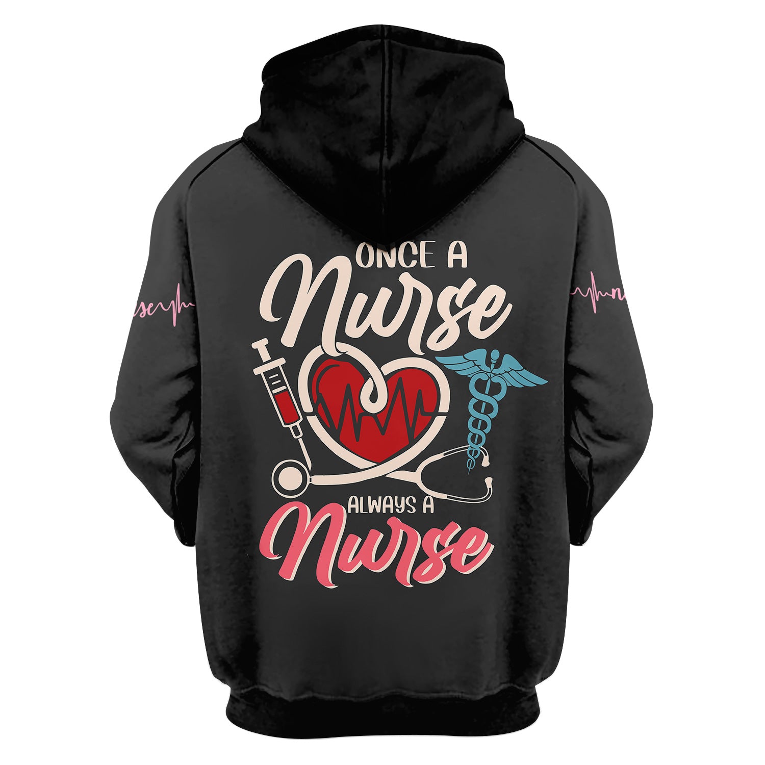 Personalized Nurse Life Shirt - Cute Pink Scrub Top Design with Medical Tools - Gift for RN LPN CNA Women