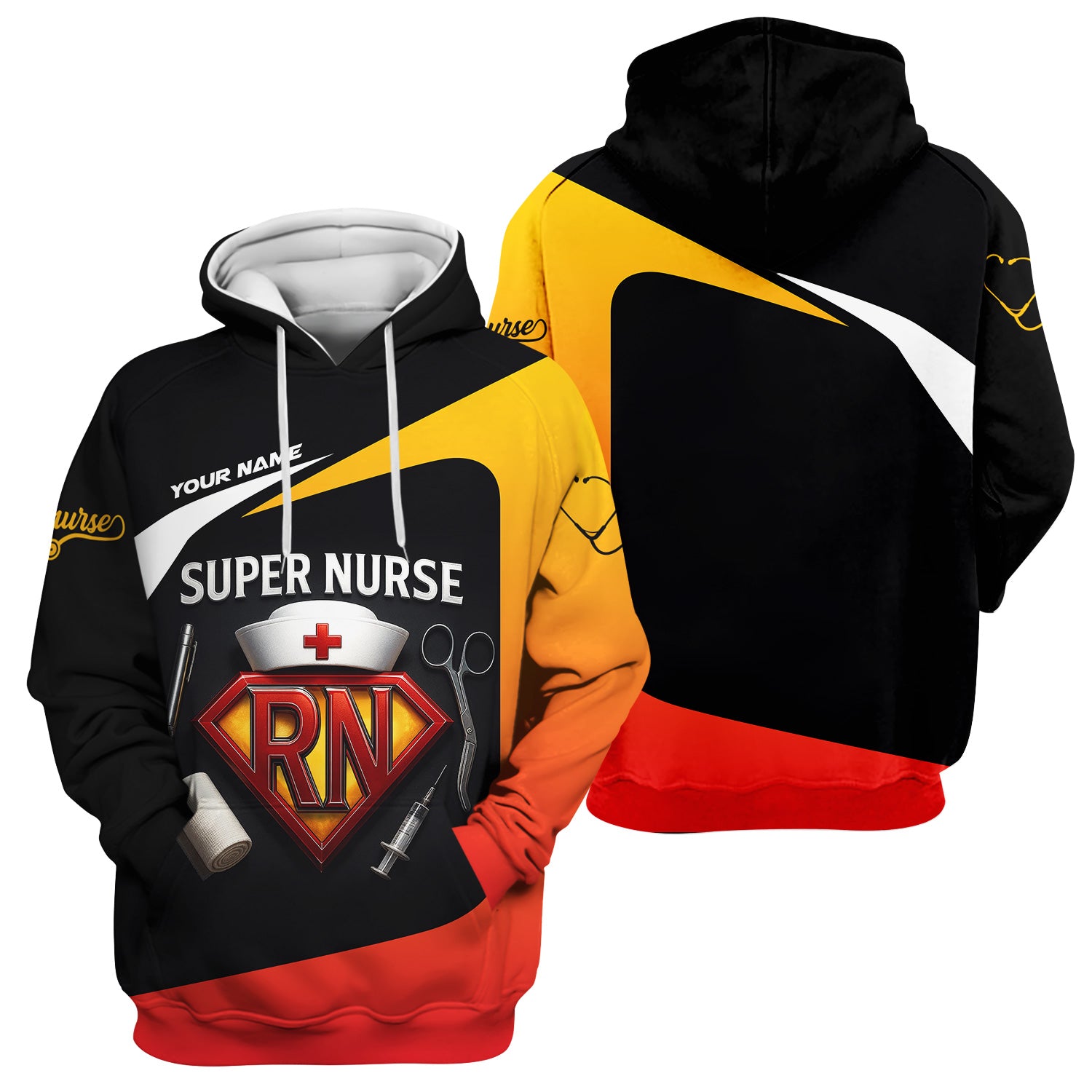 Personalized Super Nurse RN Shirt - Funny Hero Nurse Gift For Women - Gifts For A New Registered Nurse
