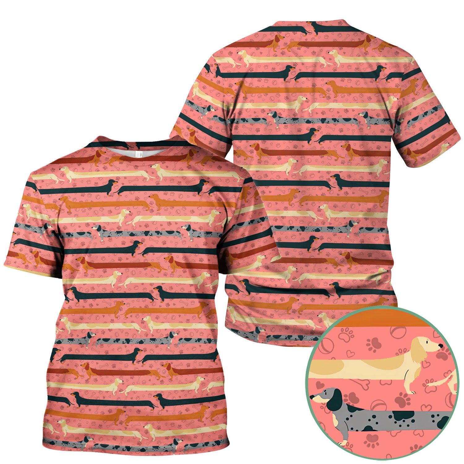 Cute Wiener Dog Scrub Top for Nurses - It’s Been a Long Day Dachshund Shirt - Fun Sausage Dog Medical Uniform Gift for Women