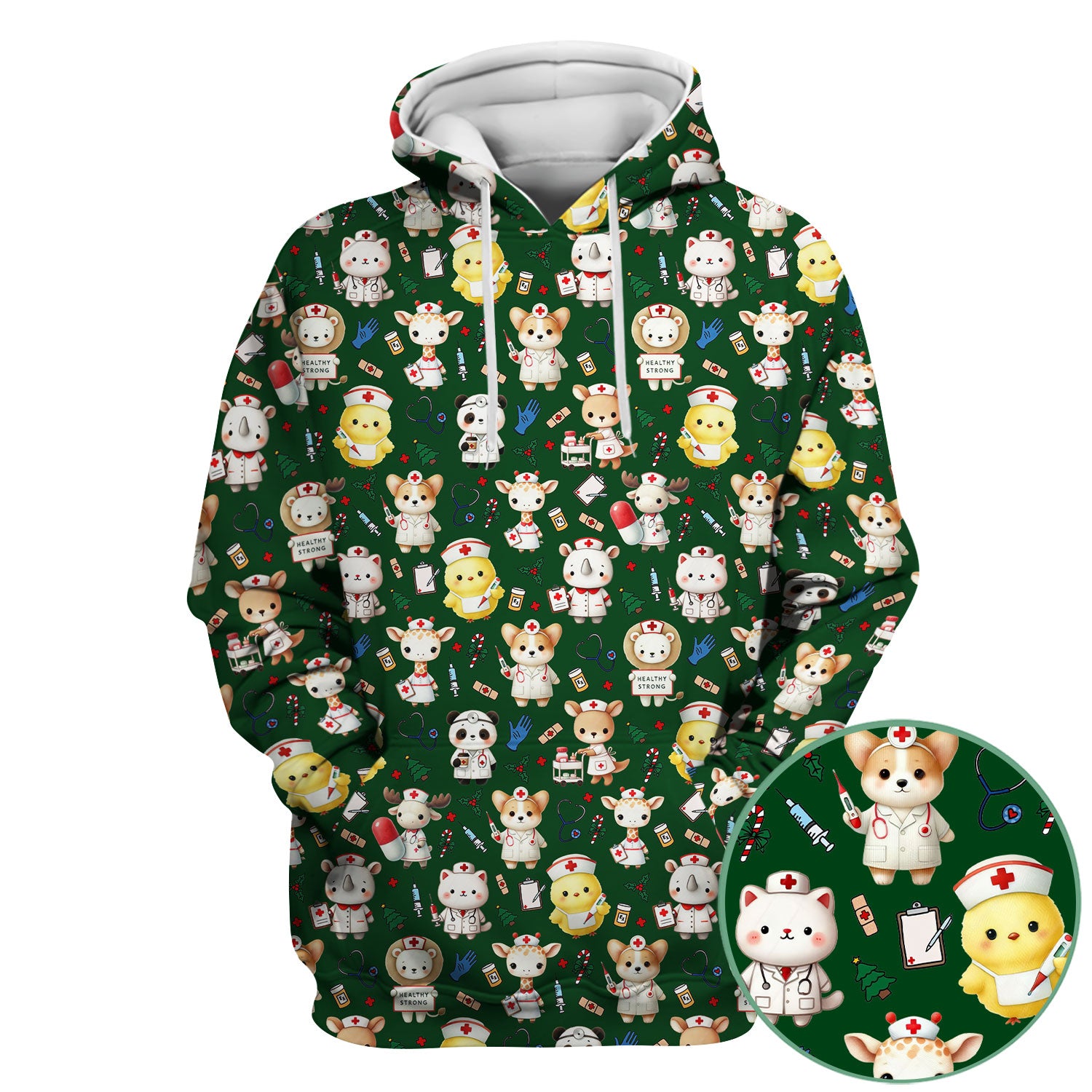 Comfortable Scrubs for Nurses - Pediatric Scrub Tops - Breathable Fabrics Nursing Uniform - Puppy Lover Gift for Women