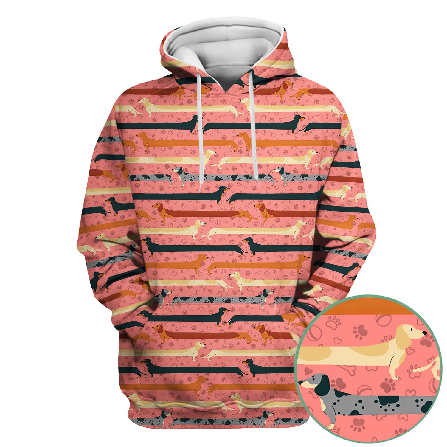 Cute Wiener Dog Scrub Top for Nurses - It’s Been a Long Day Dachshund Shirt - Fun Sausage Dog Medical Uniform Gift for Women