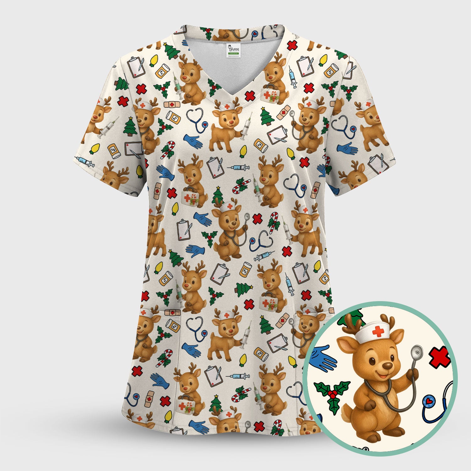 STYLE:Scrub Top Only