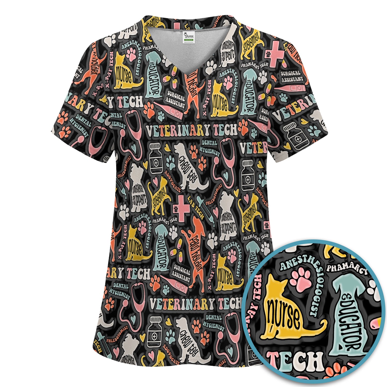STYLE:Scrub Top Only