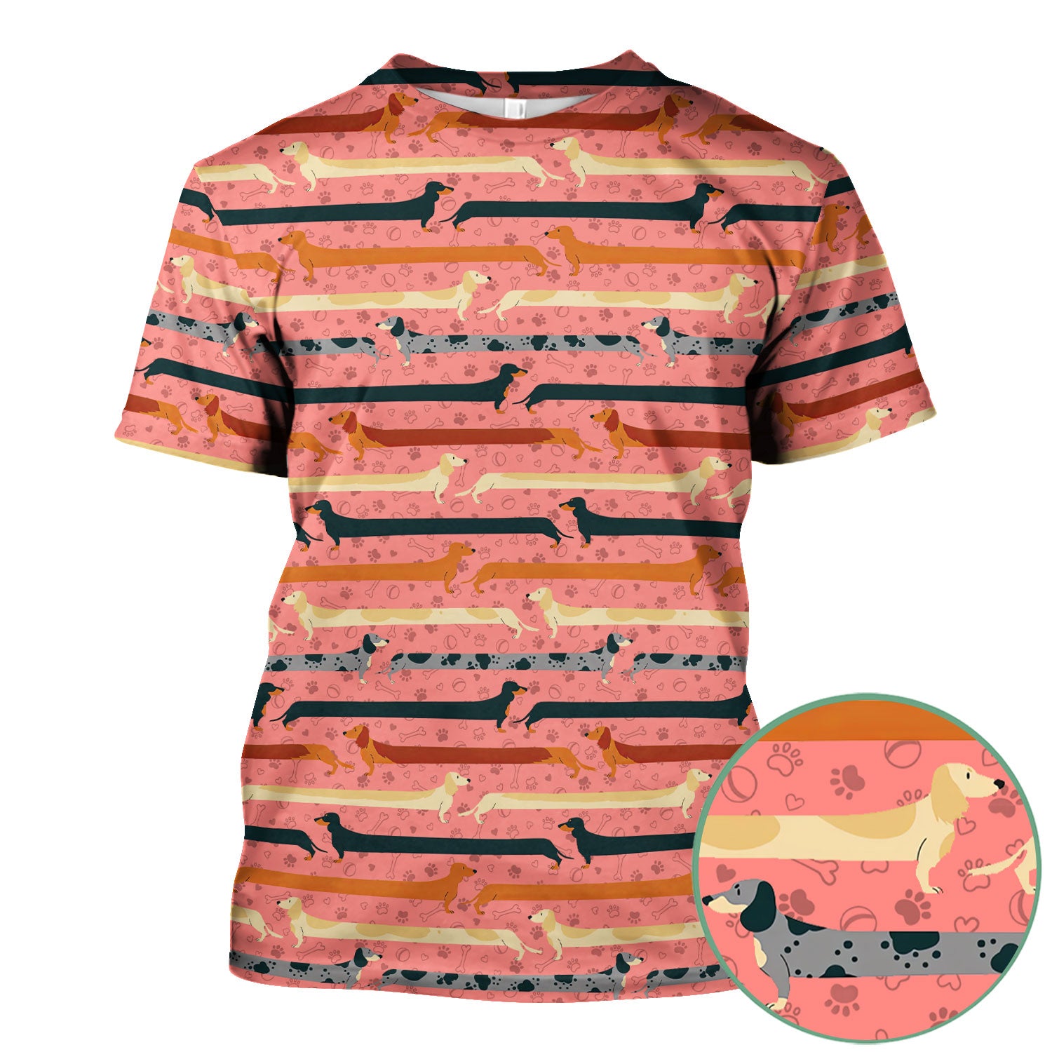 Cute Wiener Dog Scrub Top for Nurses - It’s Been a Long Day Dachshund Shirt - Fun Sausage Dog Medical Uniform Gift for Women