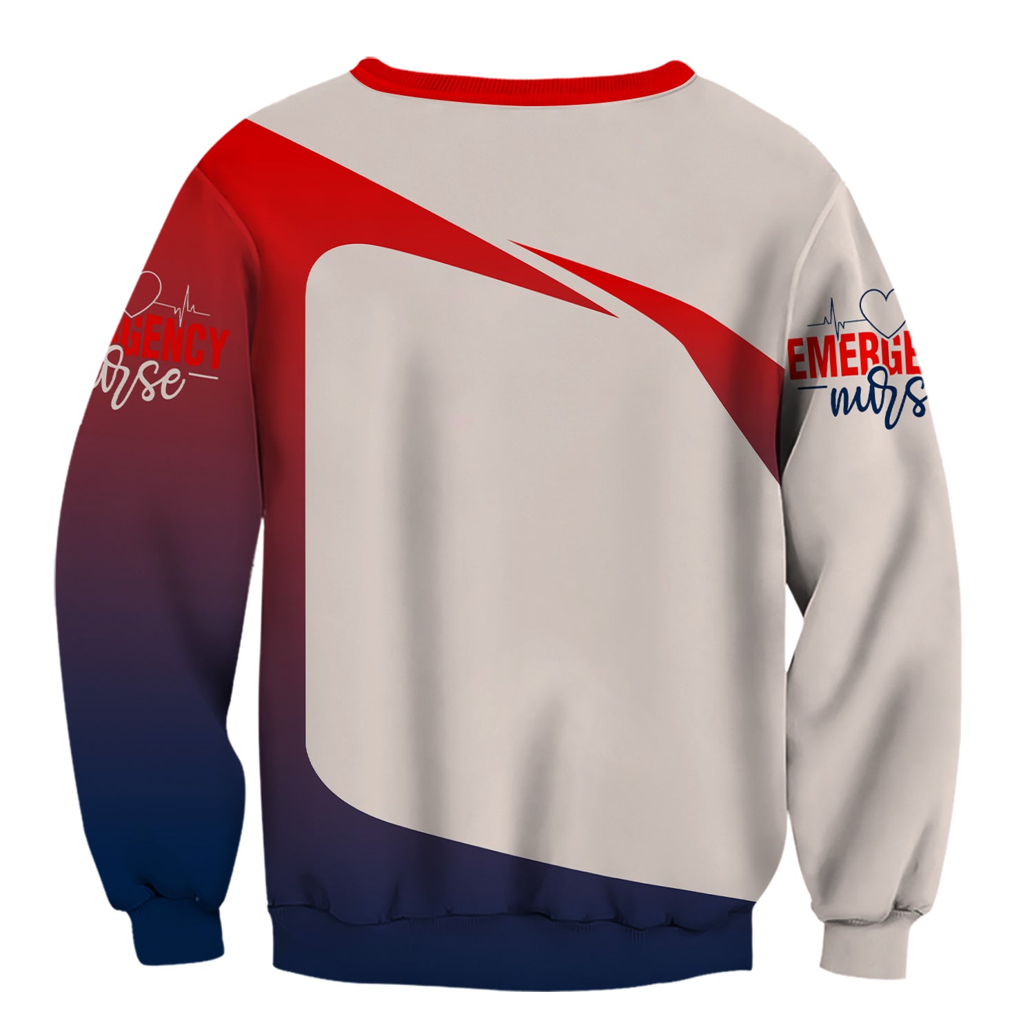 Custom Emergency Nurse Scrub Top - E.D. Department RN Uniform Shirt - Personalized EMT Paramedic Medical Gift