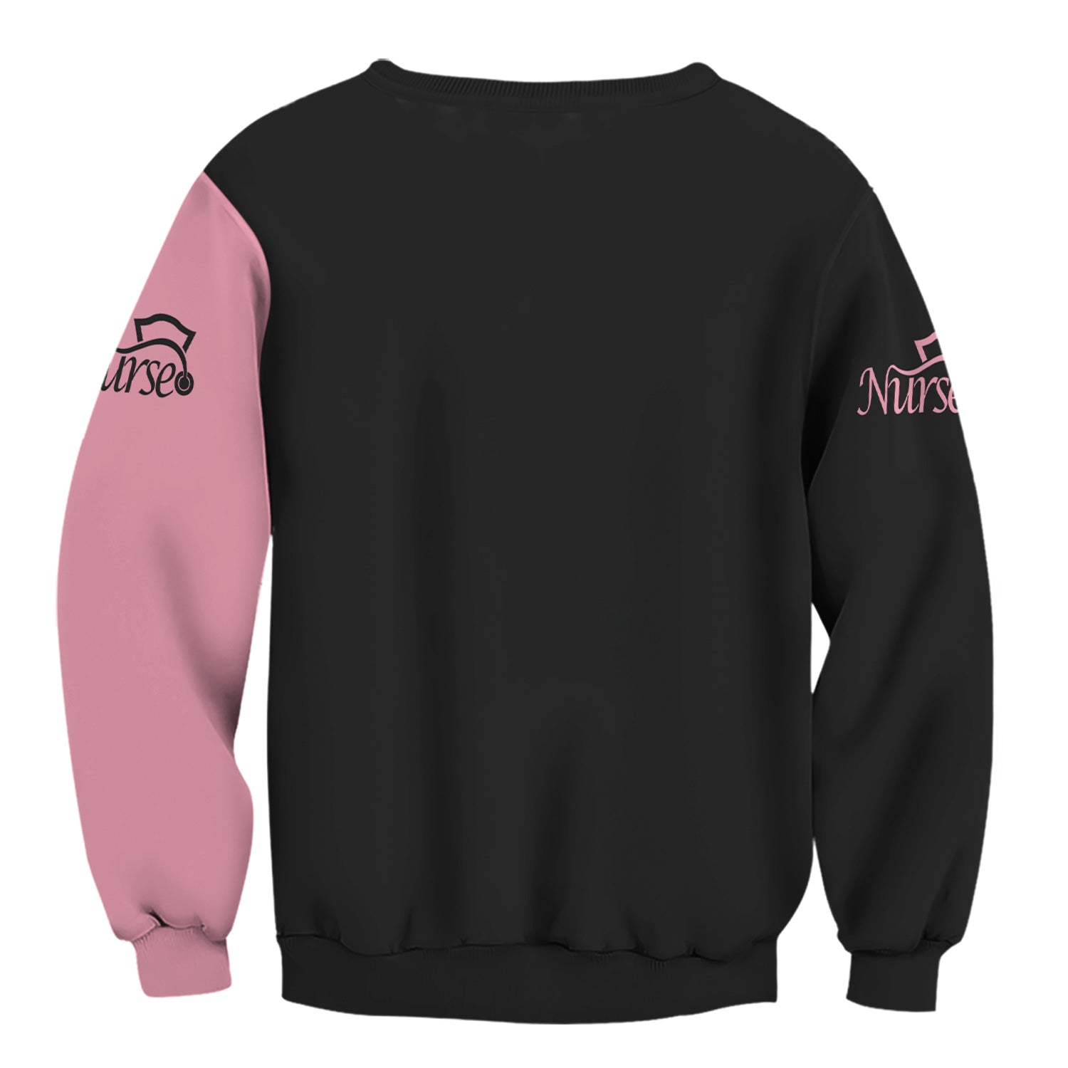 Custom Name Nurse Scrub Top for Women - Floral Ribbon Medical Graphic - Gift for Stylish RN, CNA, LPN Nurse Week