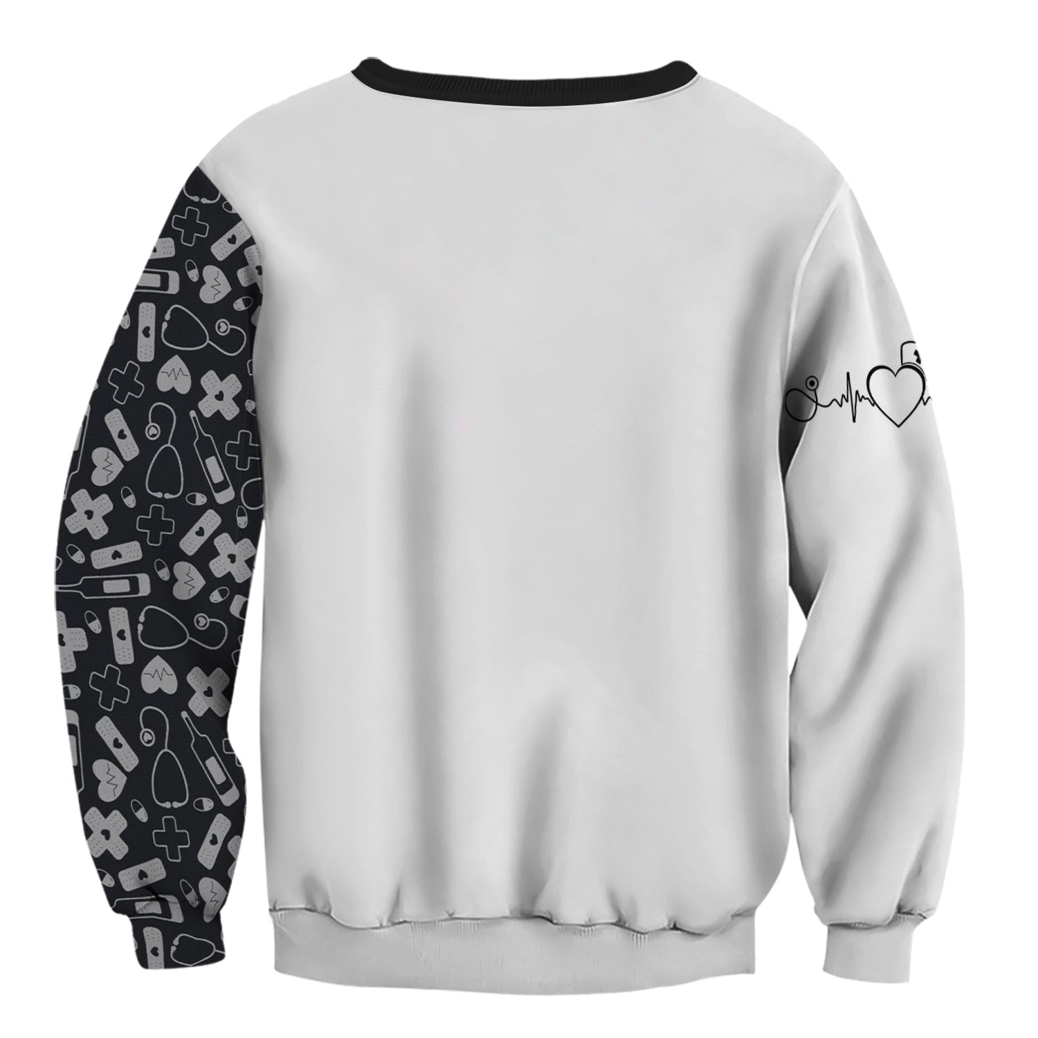 Custom Name Christian Nurse Scrub Shirt - Bible and Medical Tools Design for RN LPN CNA - Personalized Nursing Healthcare Gift