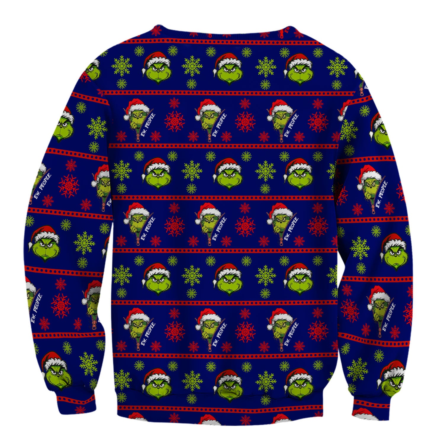 Grinch Scrub Top for Nurses - Christmas Holiday “Ew, People” Medical Uniform - Xmas Gift for RN CNA LPN