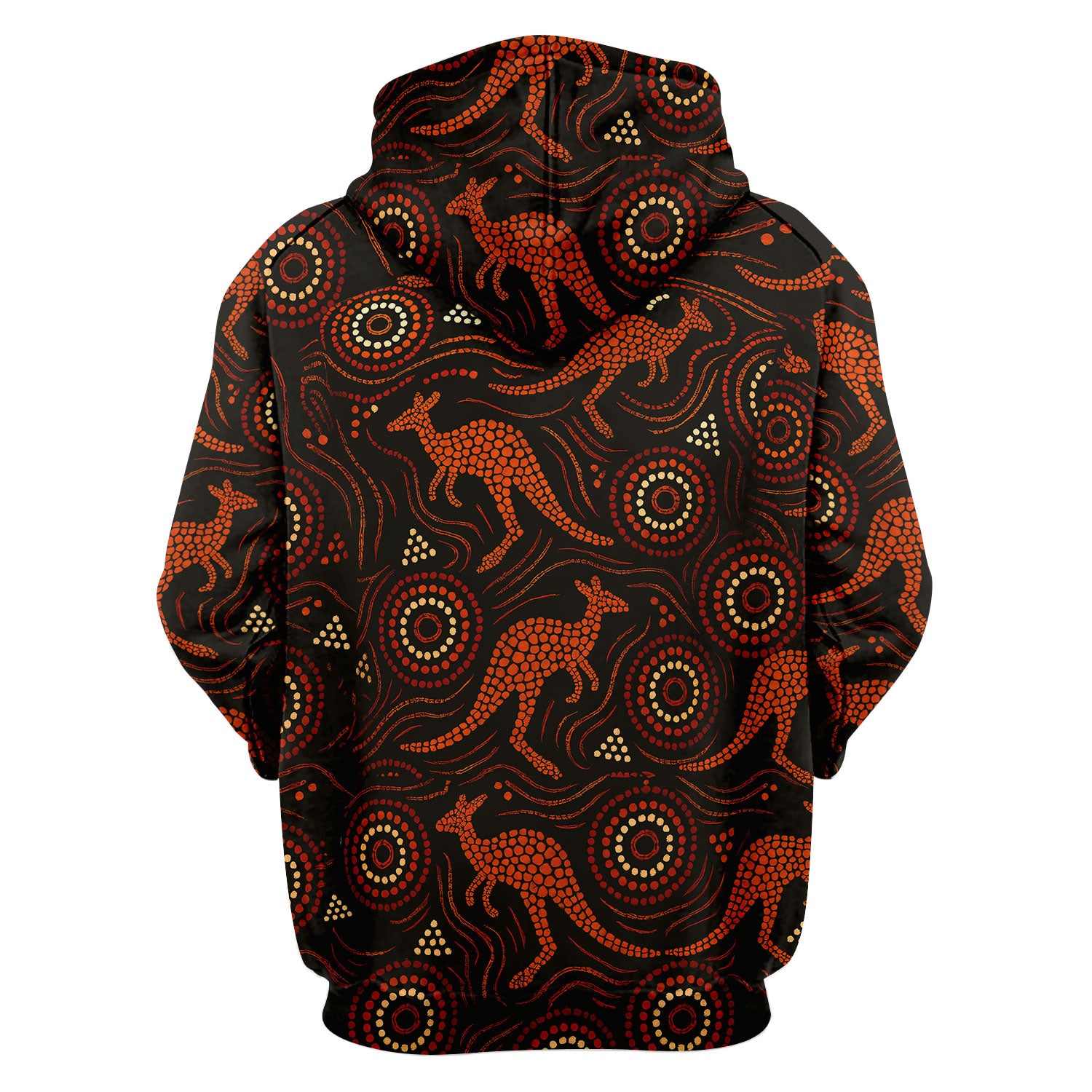 Australian Indigenous Medical Pattern Shirt, Aboriginal Dot Art Kangaroo Nurse Scrub Top,  Breathable Fabrics Nursing Uniform