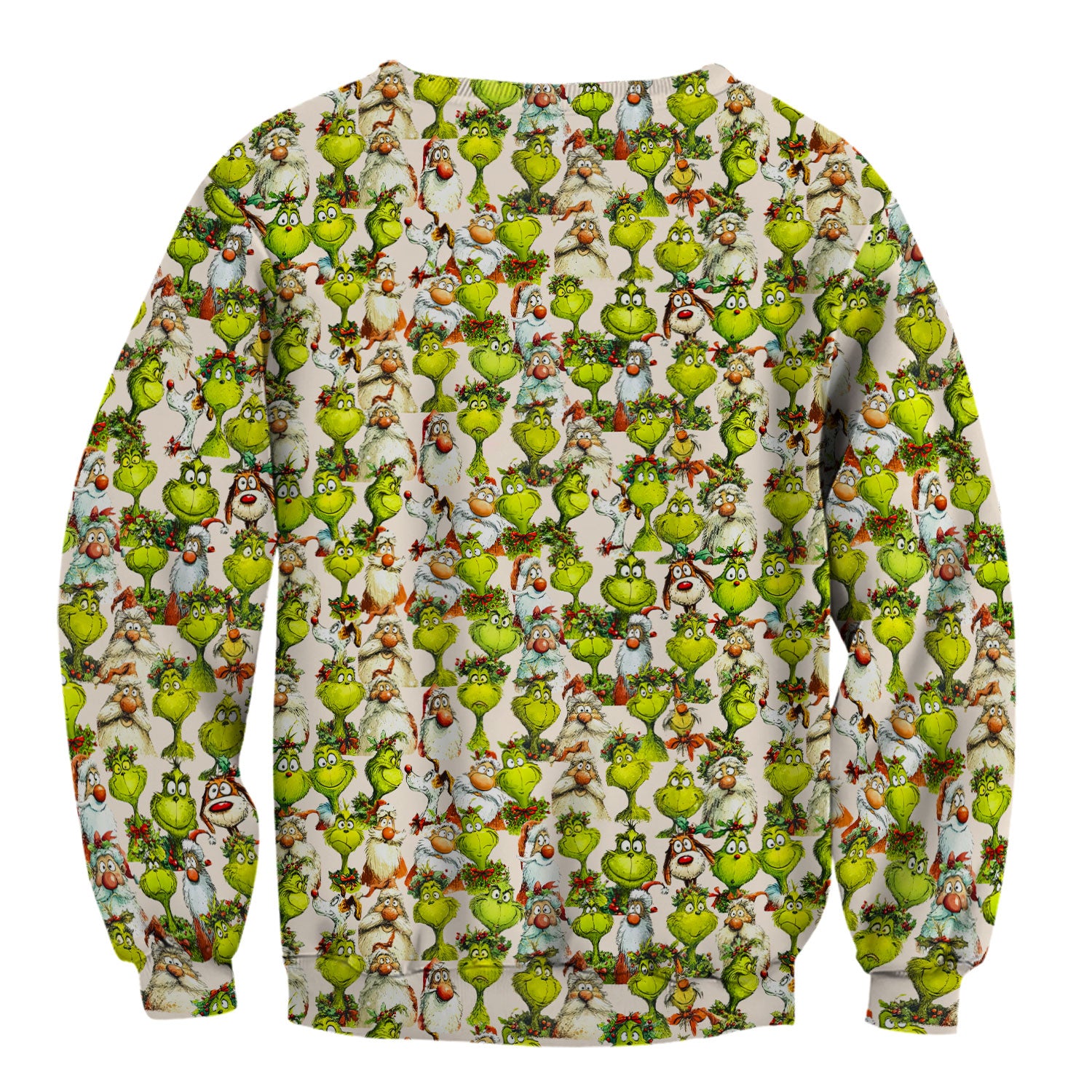 Funny Grinch Nurse Scrub Top Multi Color - Cartoon Characters Scrub Shirt - Cute Christmas Nursing Workwear with Pockets