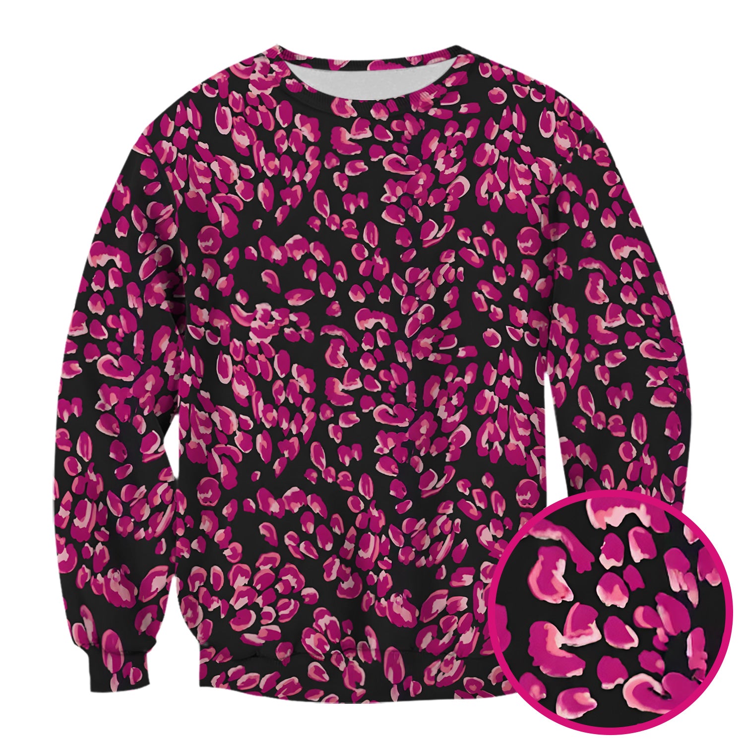 Falling Pink Rose Petals All Over Print Scrub Top, Comfortable Scrubs for Nurses
