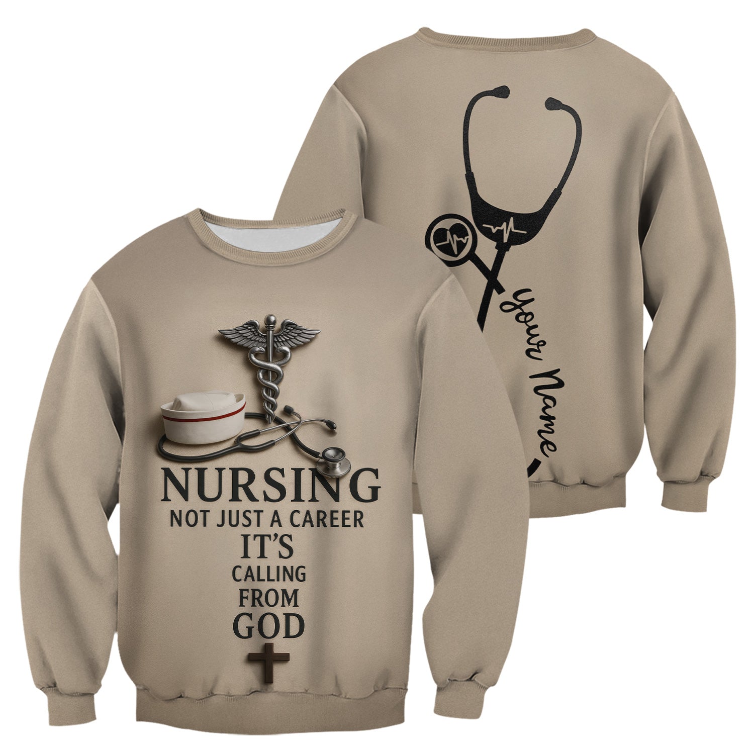 Christian Nurse Shirt - Nursing Is a Calling from God - Gift for Women RN CNA LPN