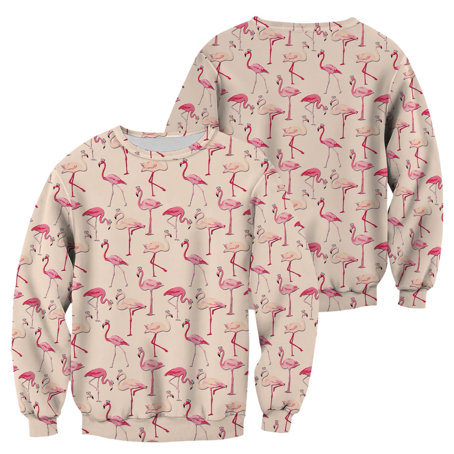 Cute Flamingo Nurse Scrub – Funny Tropical Bird Scrub Top for Women - Custom RN LPN CNA Healthcare Workers Gift