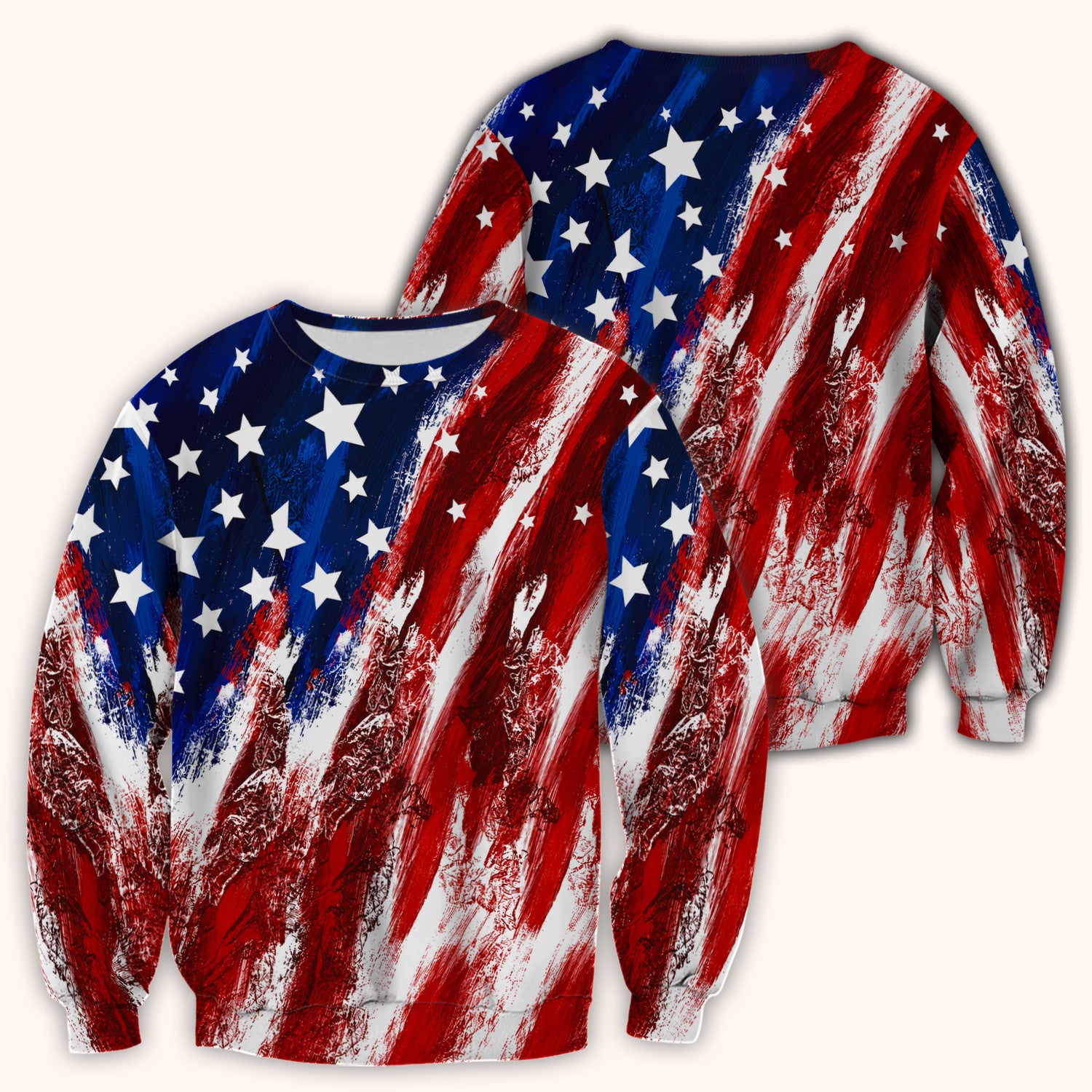 Patriotic American Flag Nurse Scrub Top for RN, CNA, Healthcare Workers, USA Medical Uniform Scrub Top, Comfortable Scrubs for Nurses