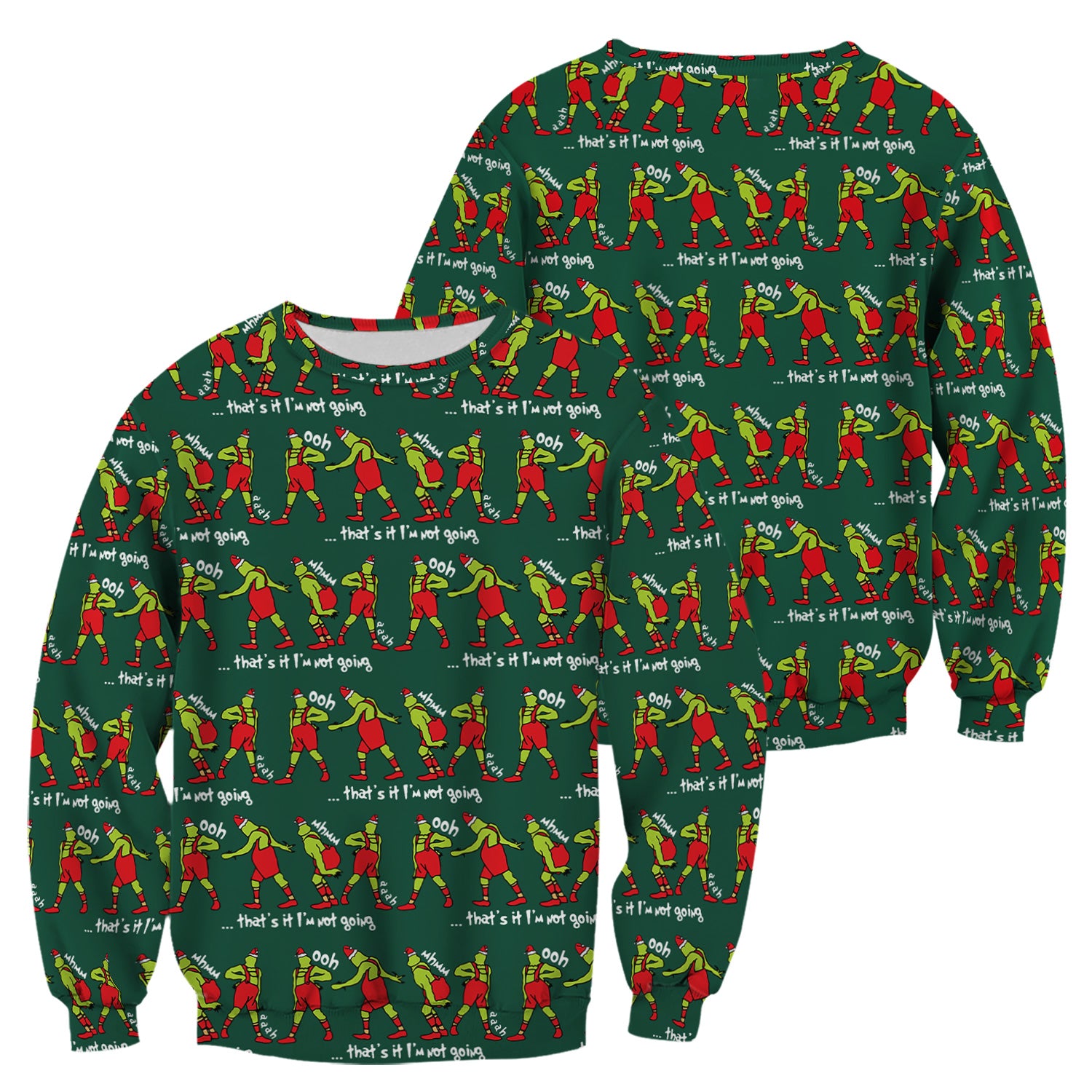 Christmas Nurse Scrub Top - Funny Grinch Shirt for Women - RN LPN CNA Healthcare Workers Gift