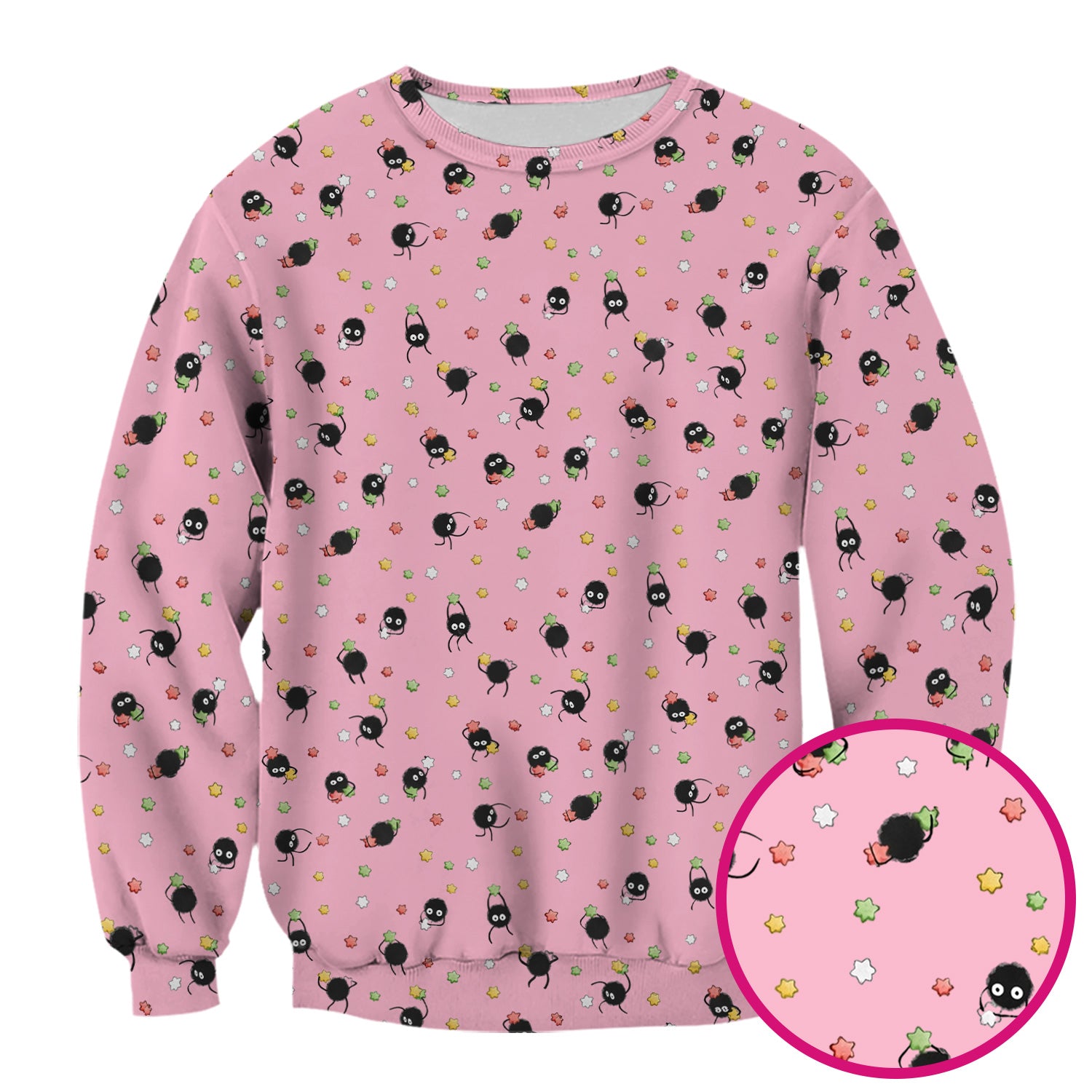Funny Spider Pattern Pattern Pattern Scrub Top, Cartoon Spider Pattern Nursing Uniform For Women