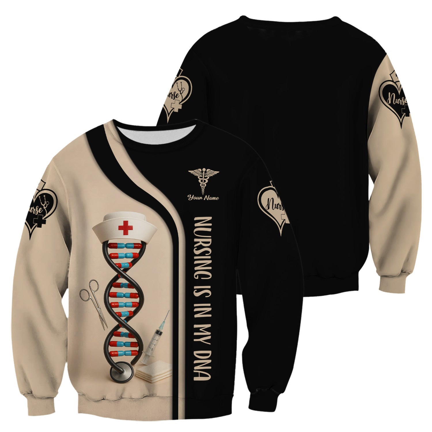 Nursing Is In My DNA - Nursing Graphic Tees for Women - Gifts For Nurses