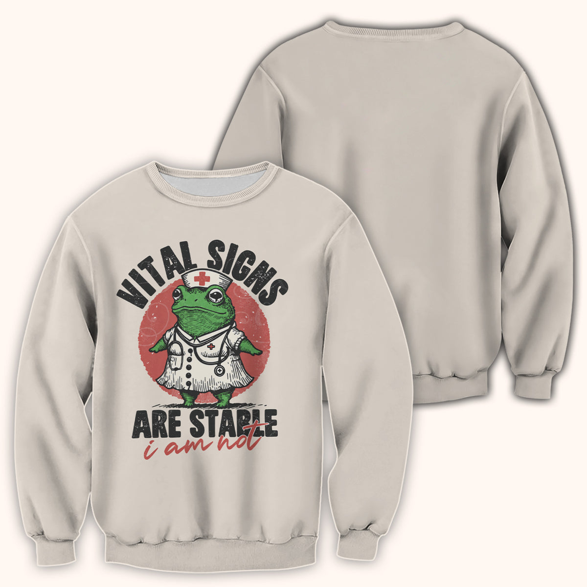 Title: Vital Signs Are Stable I Am Not Frog T-Shirt